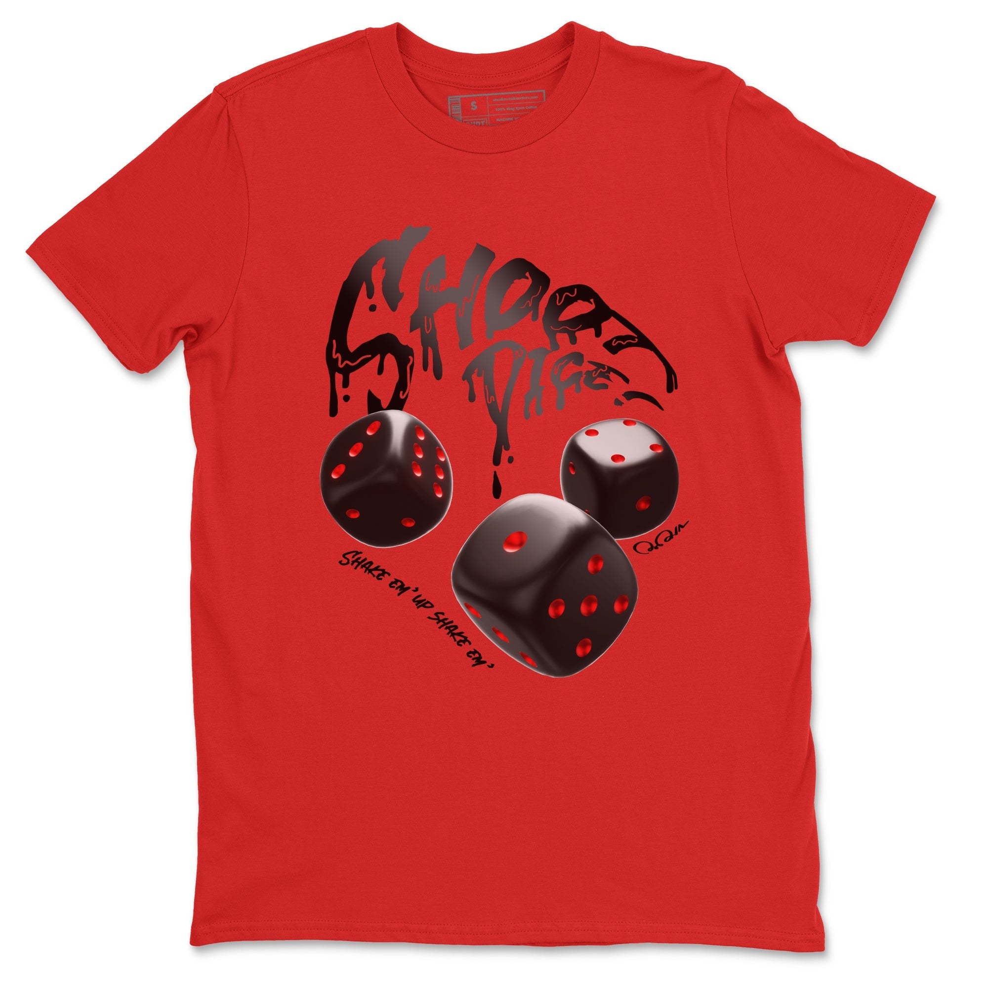 Shoot Dice Unisex Tops - Air Jordan 1 Satin Bred