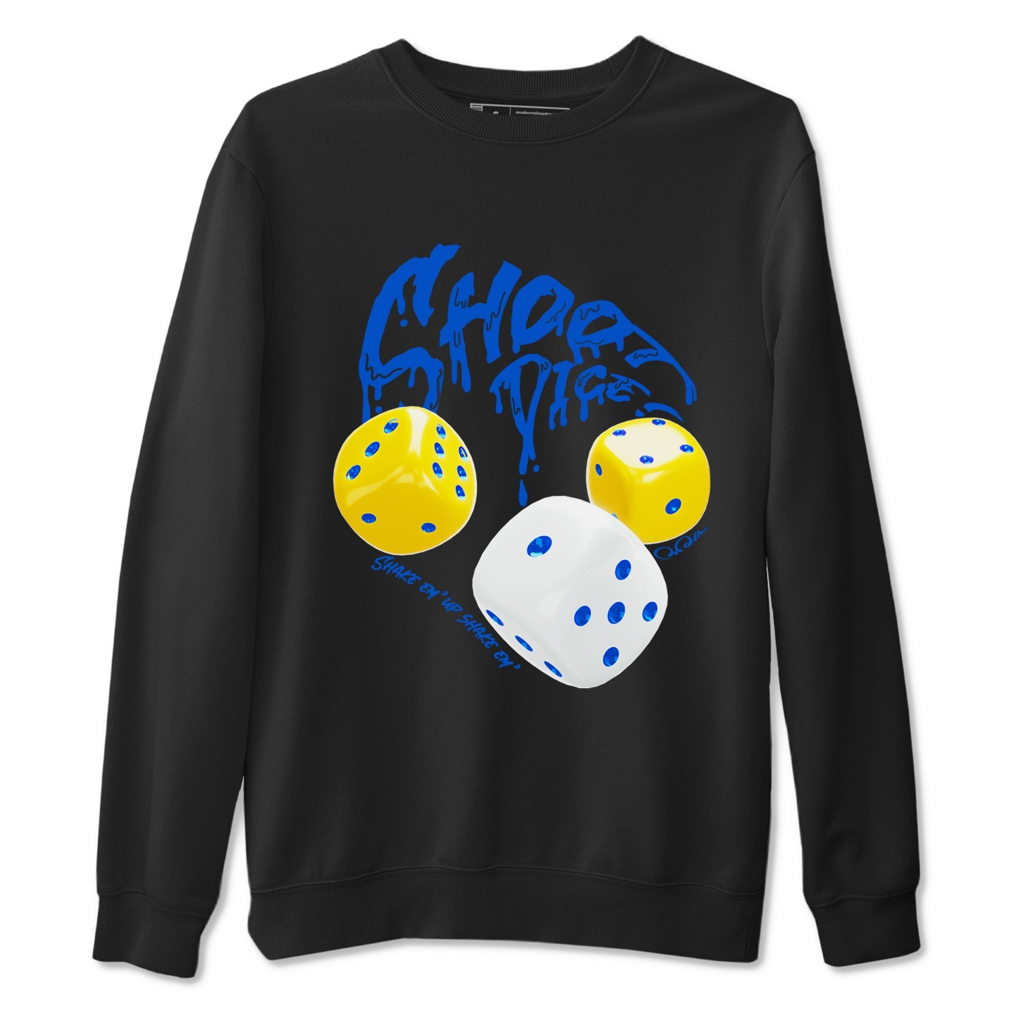 Shoot Dice snkmatch Tees - Air Jordan 1 Travis Scott Canary