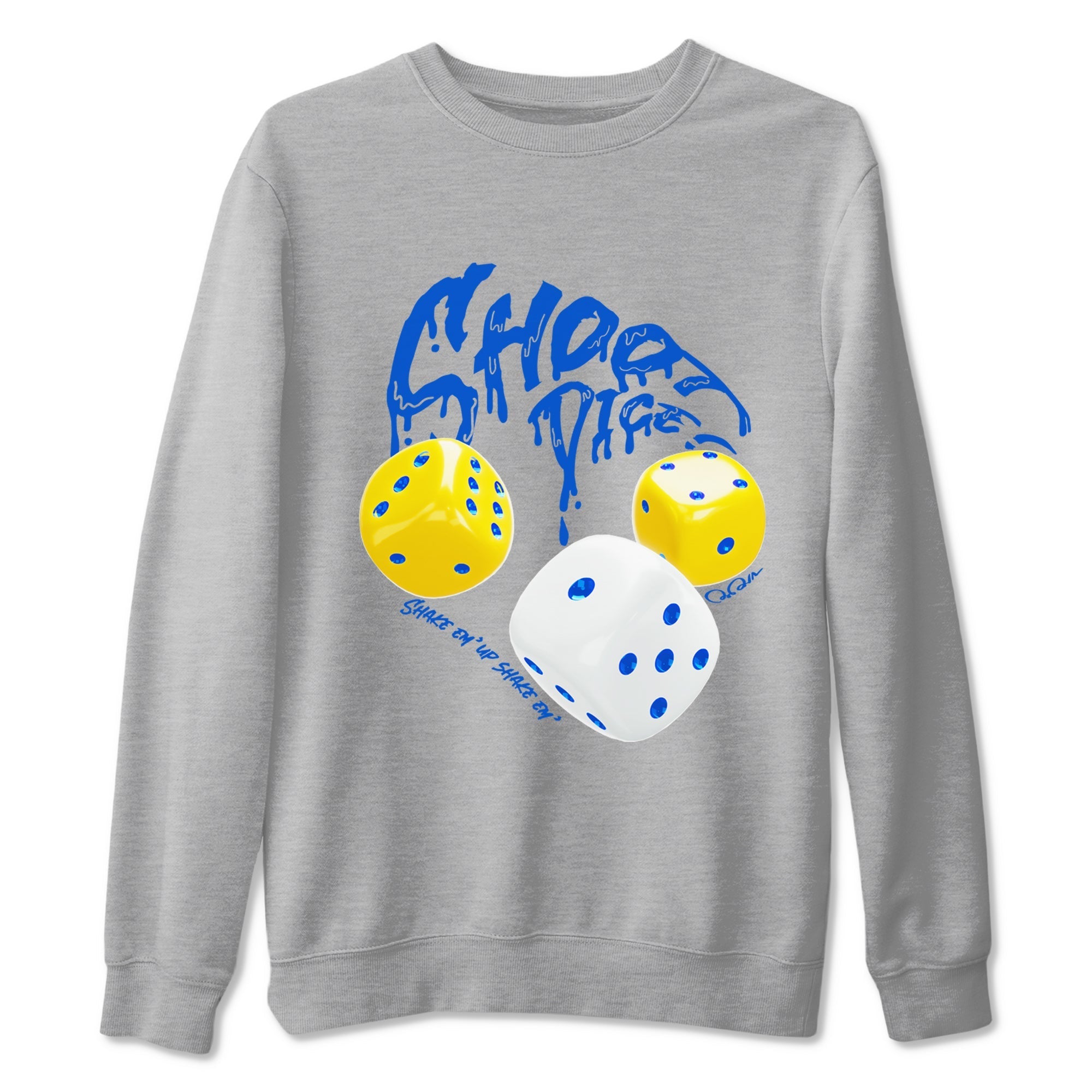Shoot Dice snkmatch Tees - Air Jordan 1 Travis Scott Canary