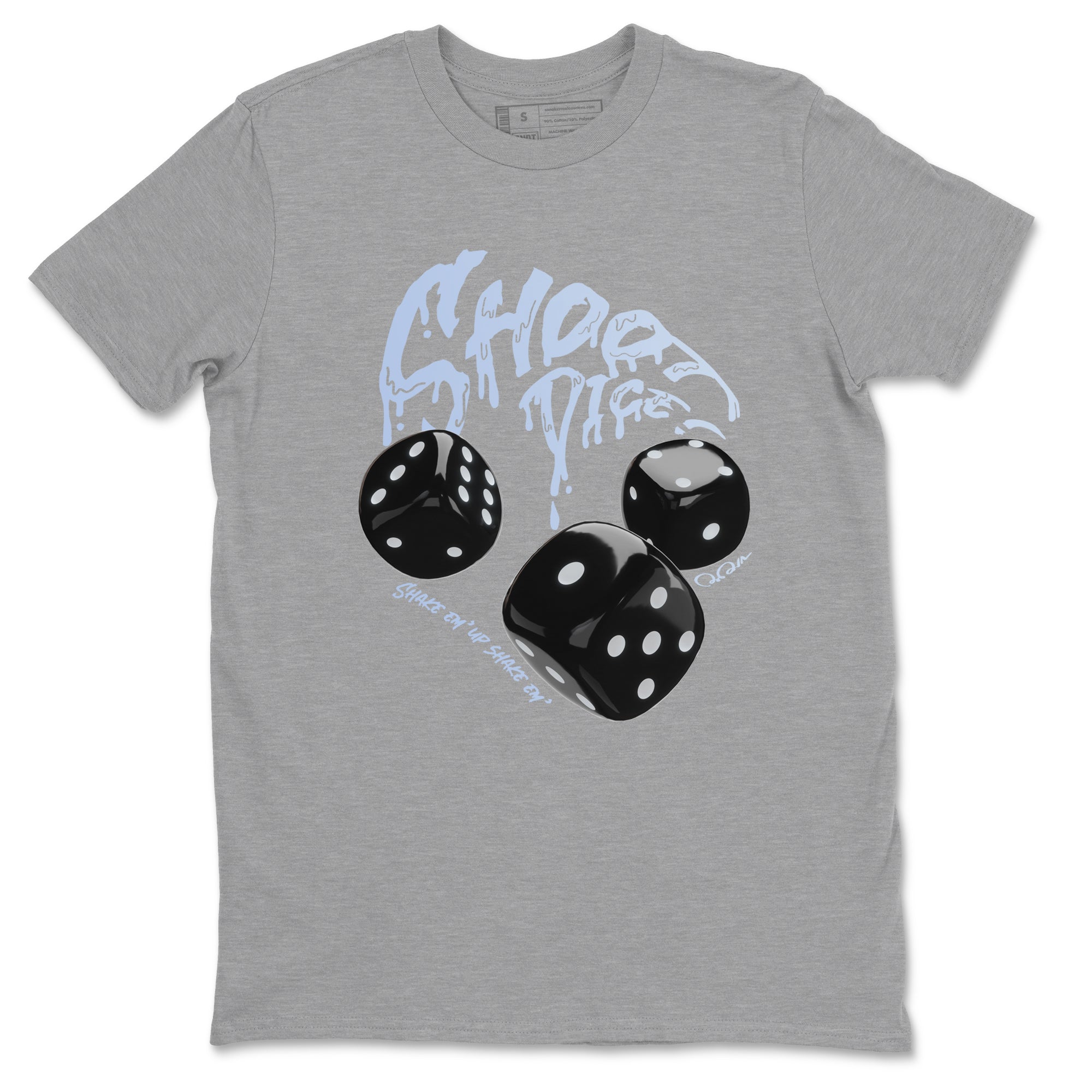 Shoot Dice snkmatch Tee - Air Jordan 11 Black and Varsity Royal