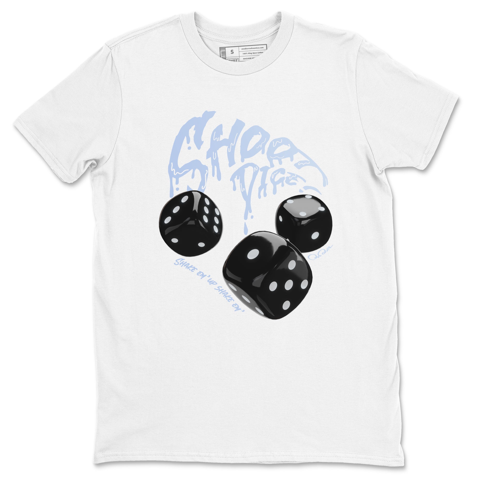 Shoot Dice snkmatch Tee - Air Jordan 11 Black and Varsity Royal