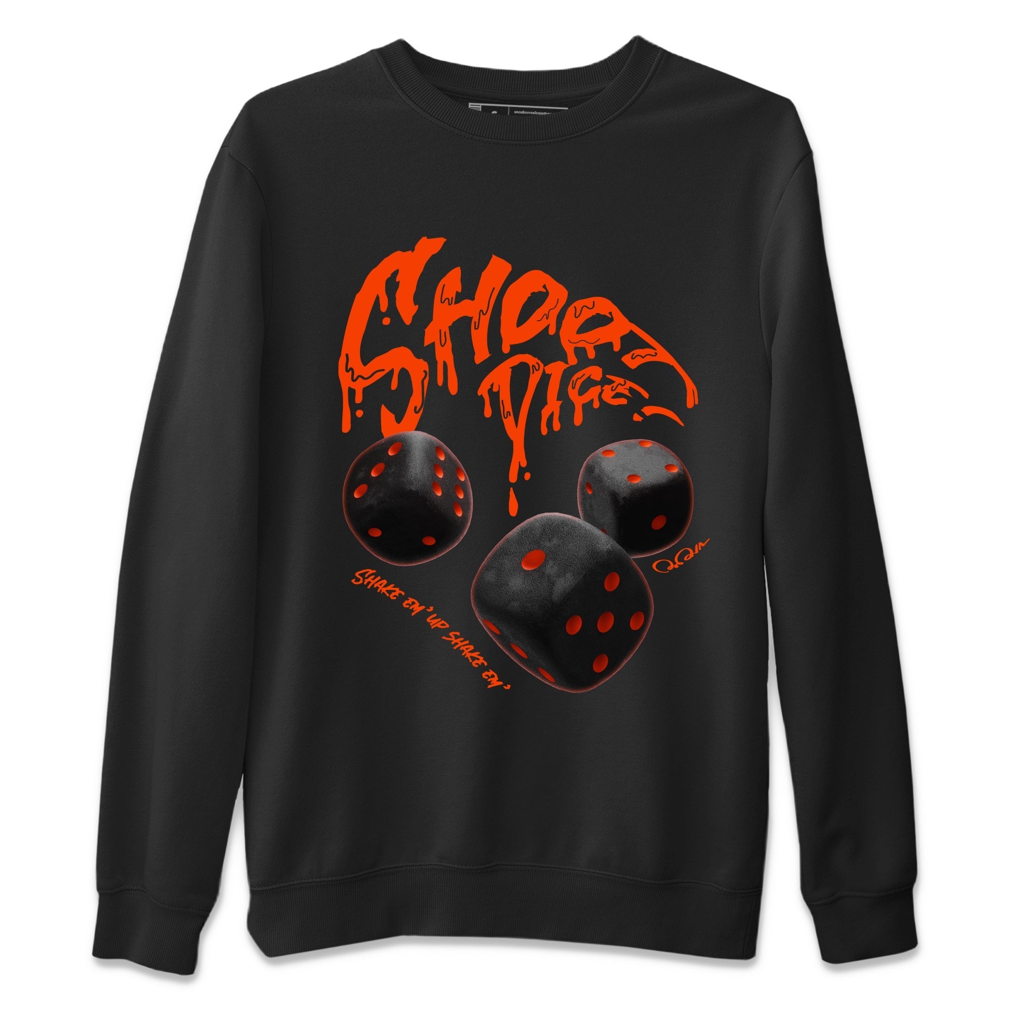 Shoot Dice Unisex Tops - Air Jordan 12 Brilliant Orange