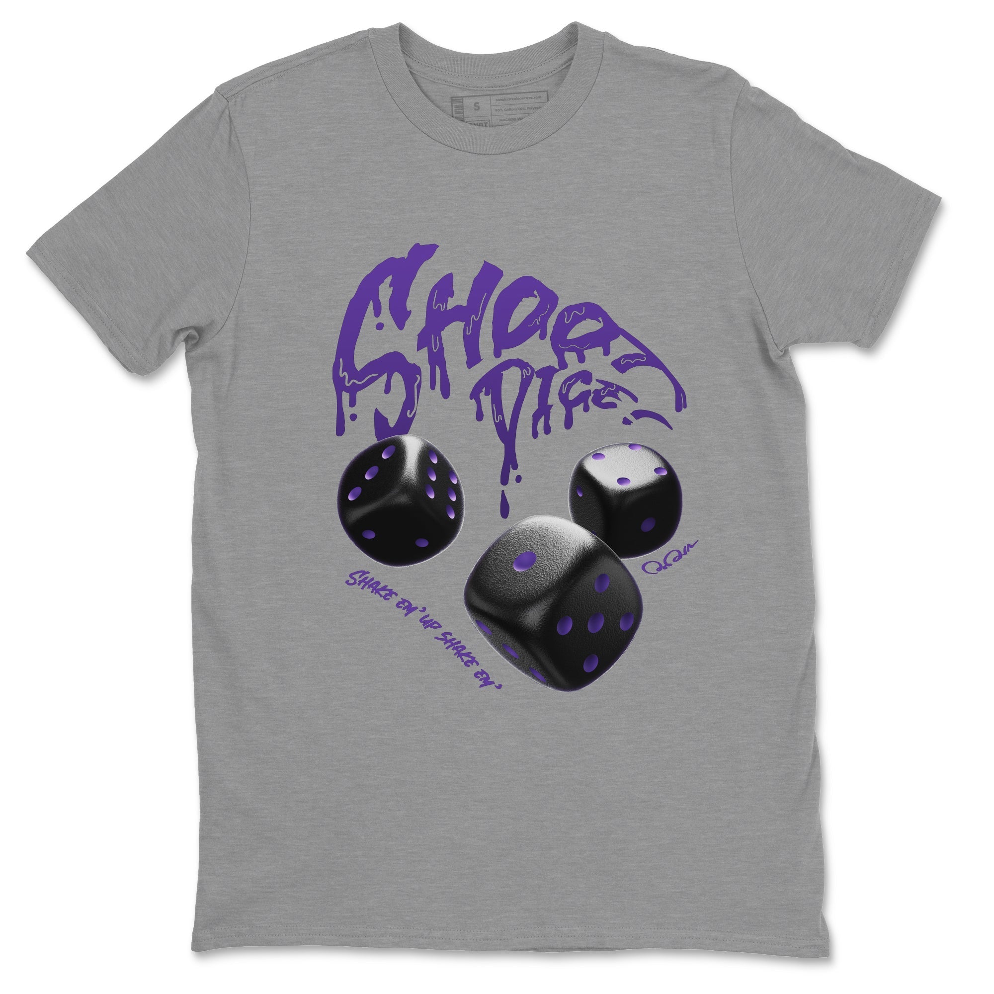 Shoot Dice Unisex Tops - Air Jordan 12 Field Purple