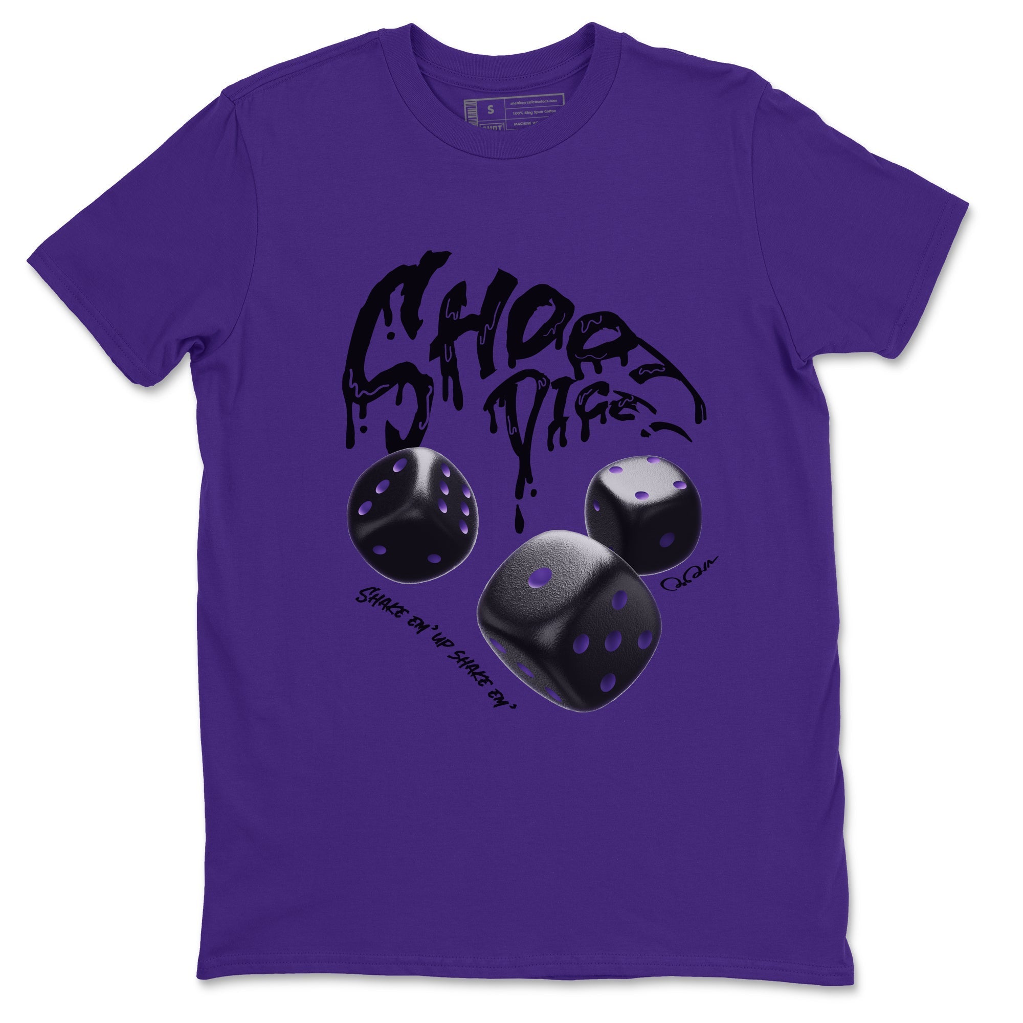 Shoot Dice Unisex Tops - Air Jordan 12 Field Purple