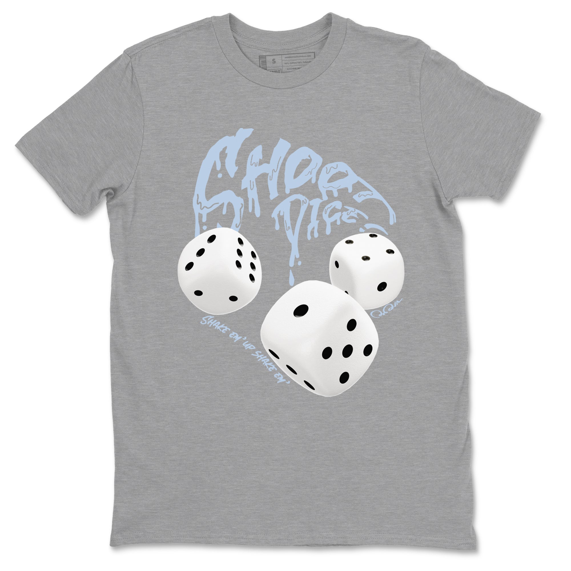 Shoot Dice snkmatch Tees - Air Jordan 13 Blue Grey