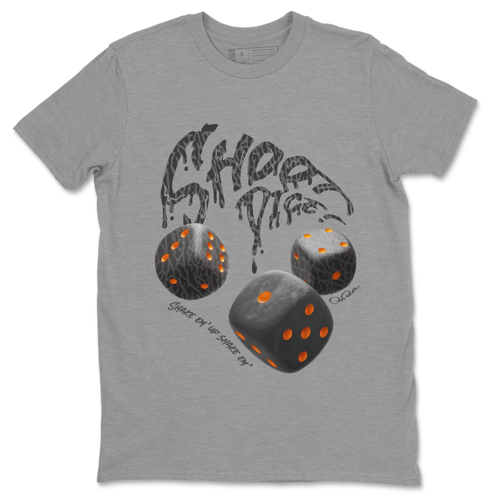 Shoot Dice snkmatch Tee - Air Jordan 3 Fear