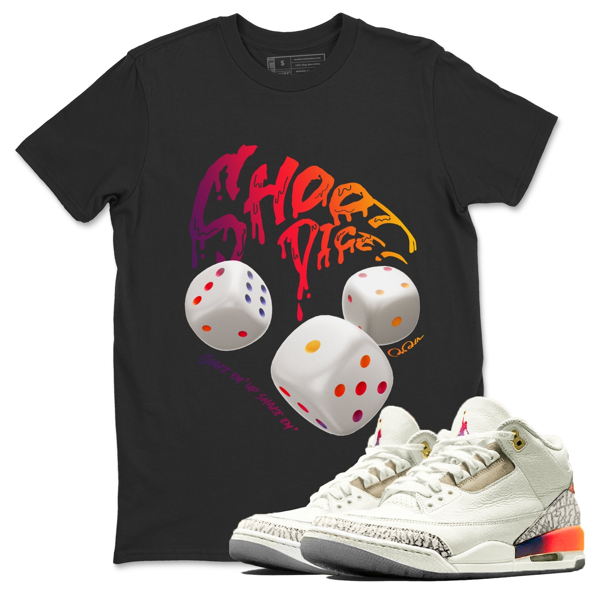Shoot Dice snkmatch Tee - Air Jordan 3 J Balvin