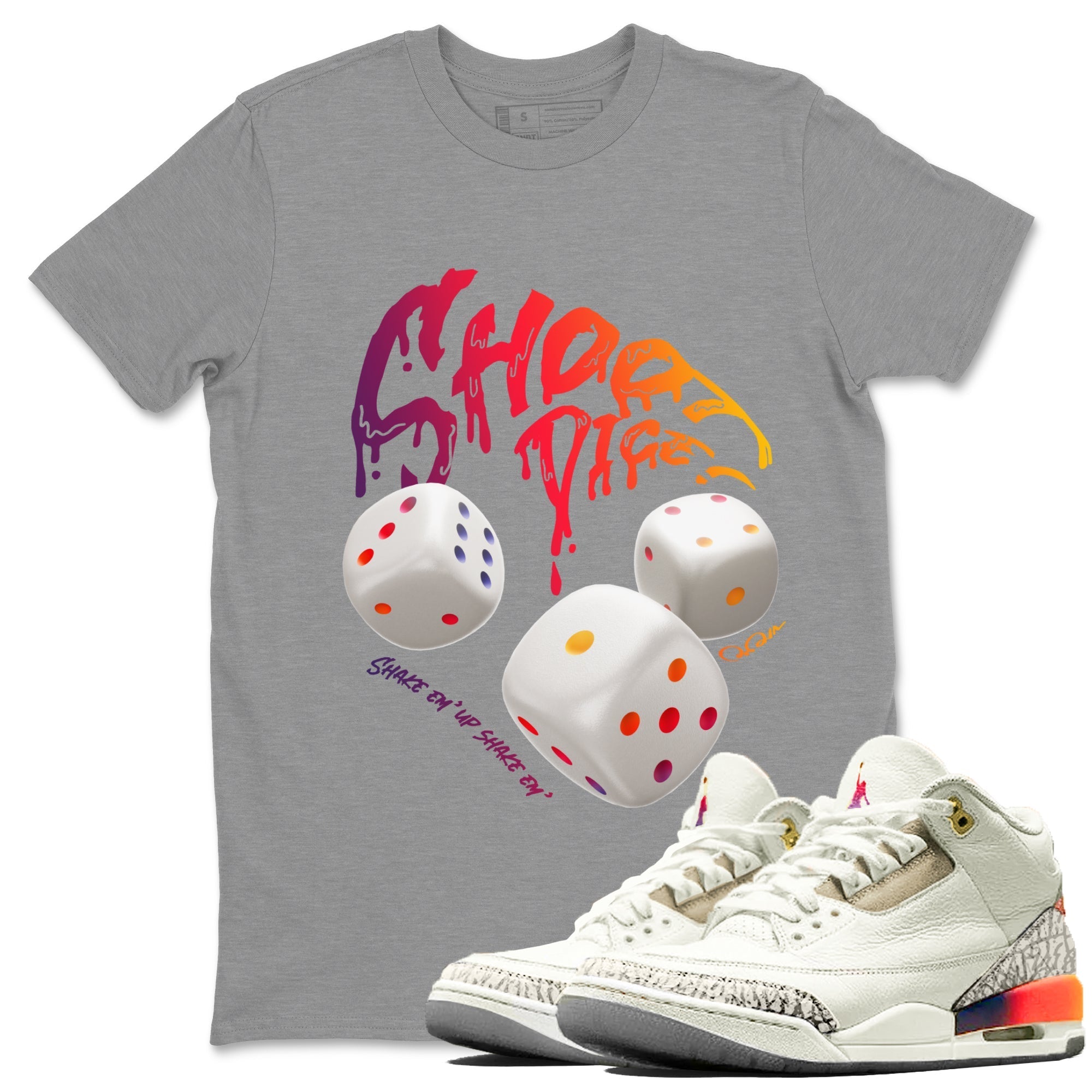 Shoot Dice snkmatch Tee - Air Jordan 3 J Balvin