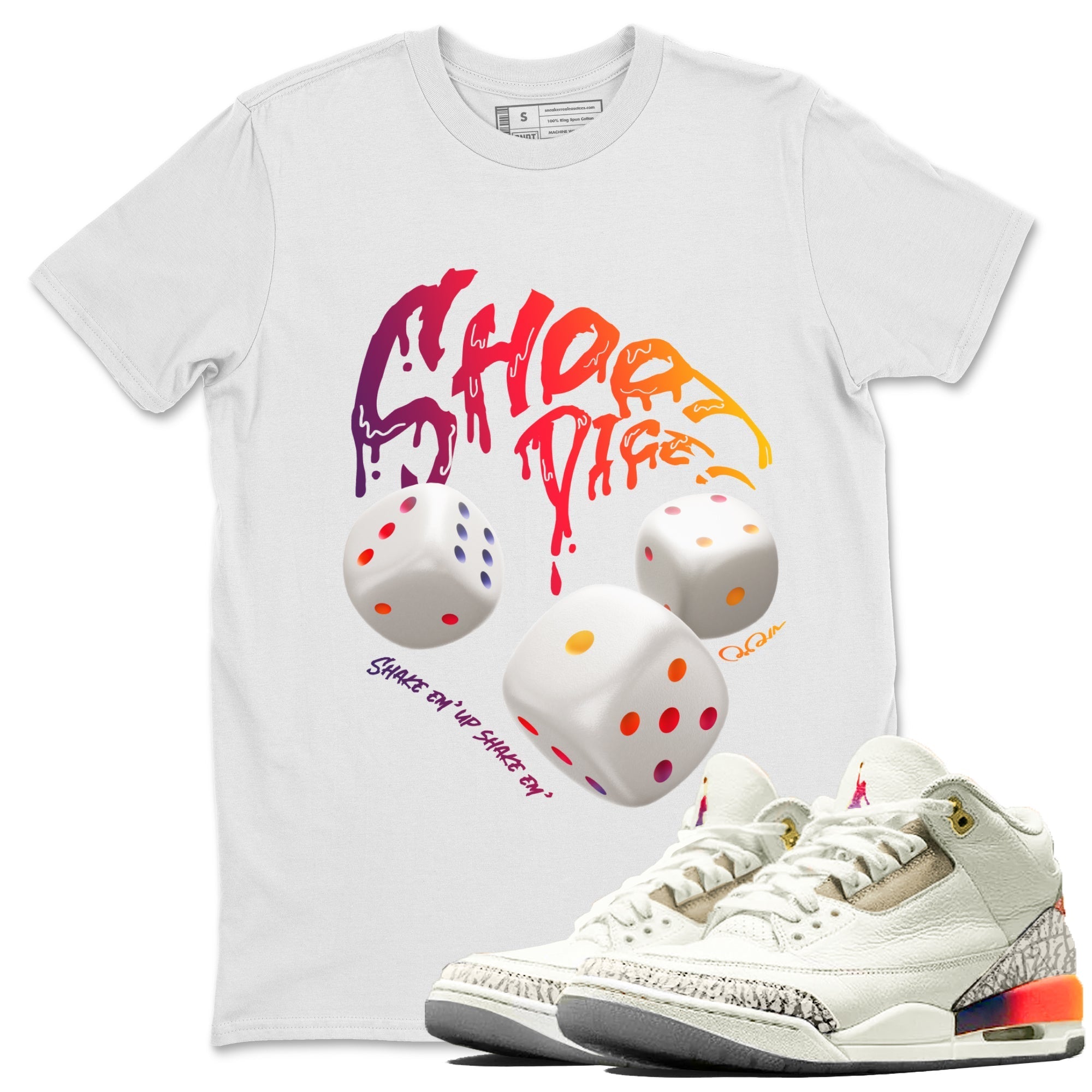 Shoot Dice snkmatch Tee - Air Jordan 3 J Balvin