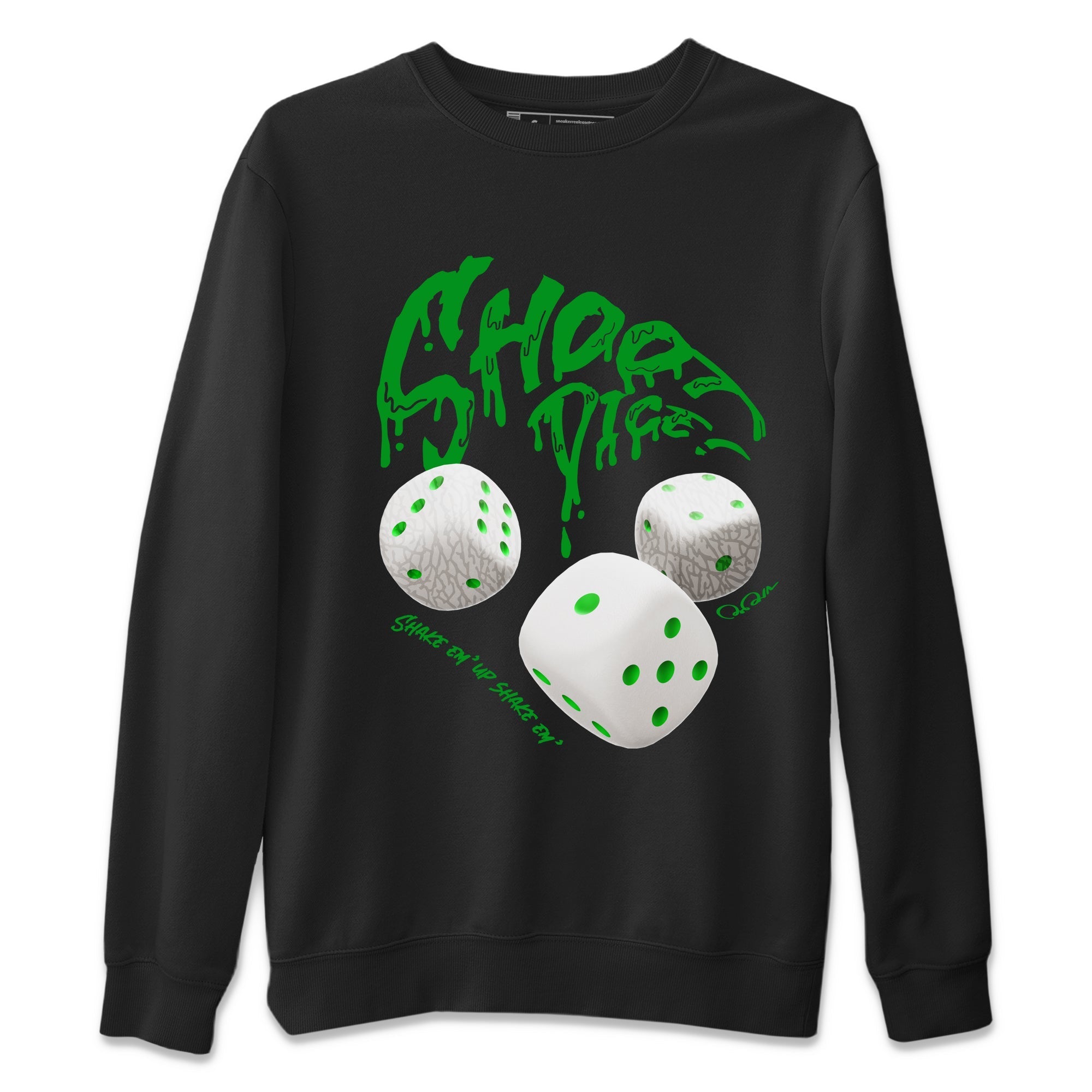 Shoot Dice Unisex Tops - Air Jordan 3 Lucky Green
