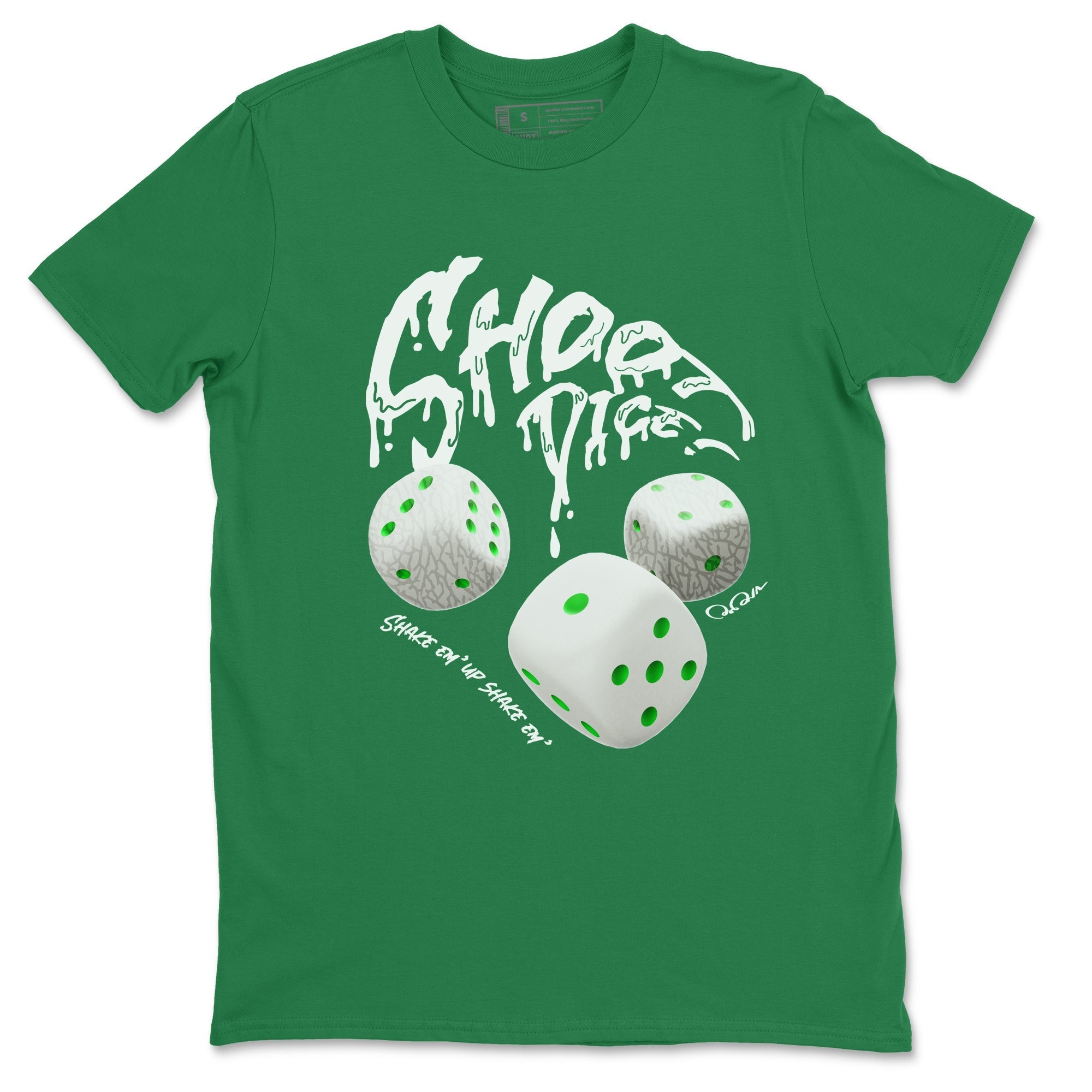 Shoot Dice Unisex Tops - Air Jordan 3 Lucky Green
