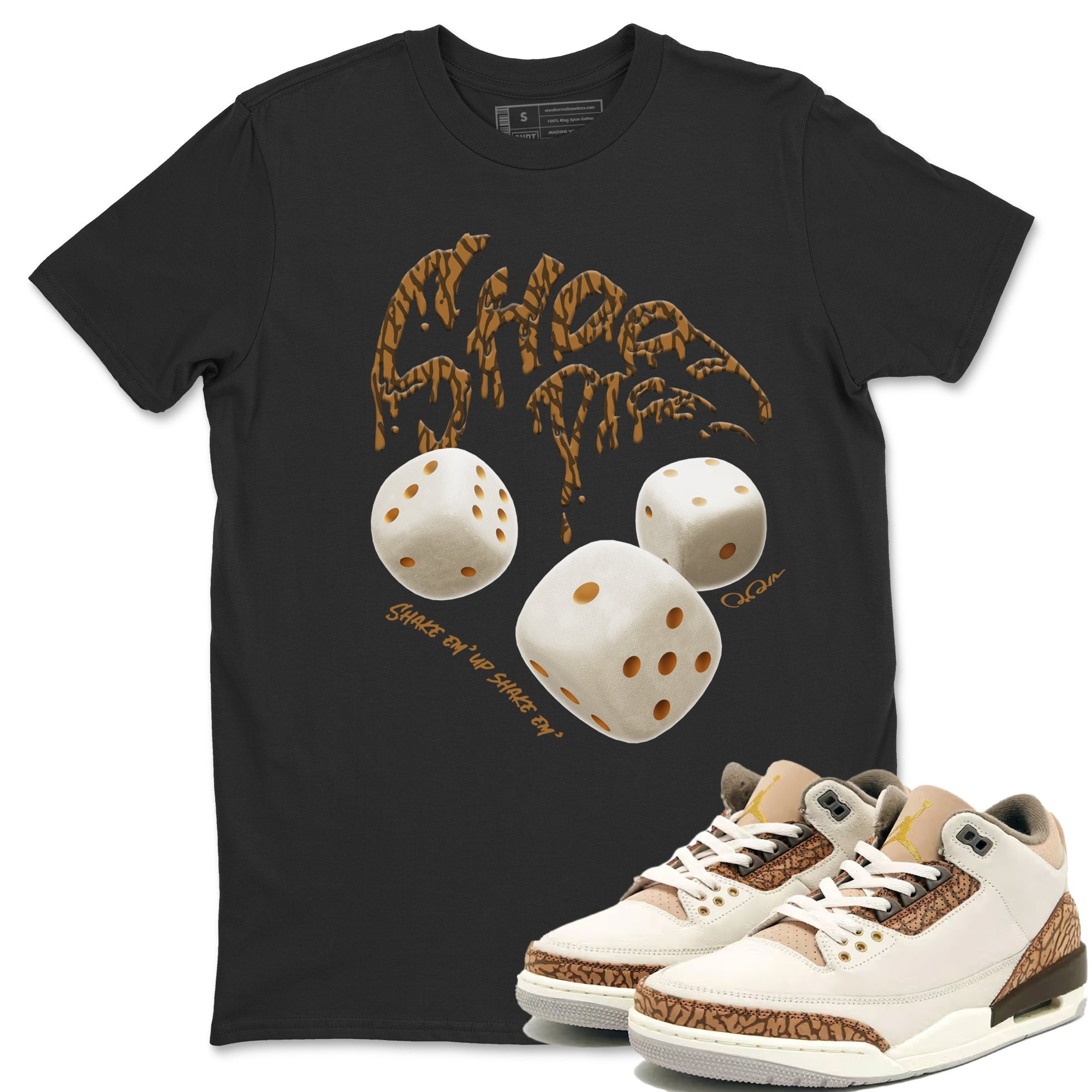 Shoot Dice Unisex Tops - Air Jordan 3 Palomino