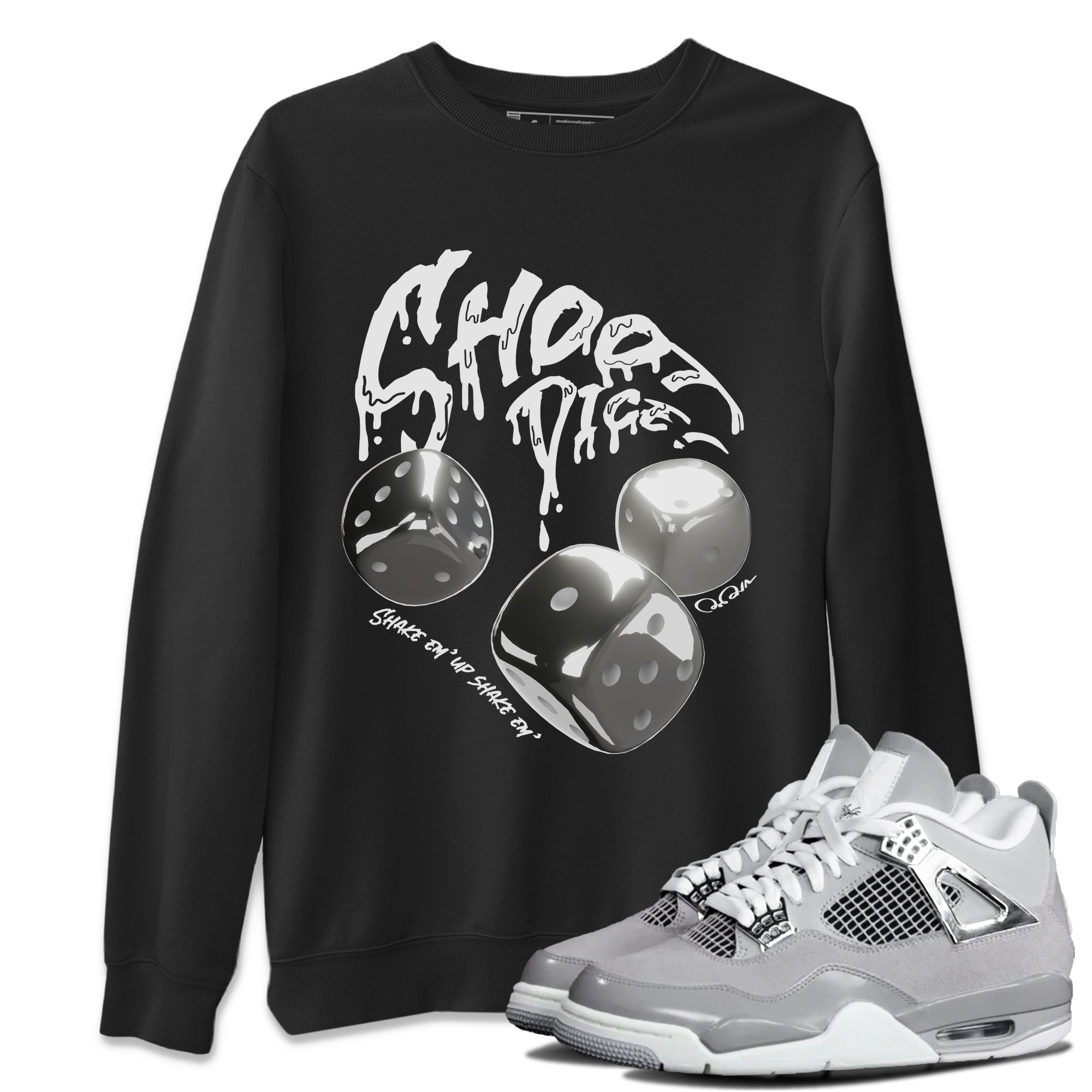 Shoot Dice snkmatch Tee - Air Jordan 4 Frozen Moments