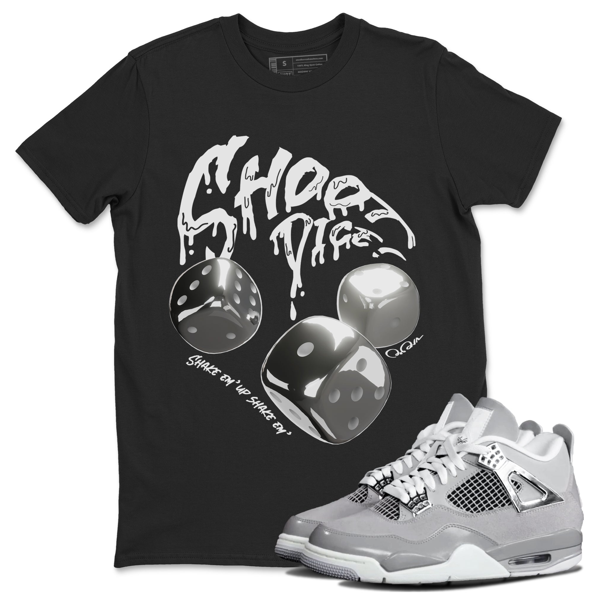 Shoot Dice snkmatch Tee - Air Jordan 4 Frozen Moments
