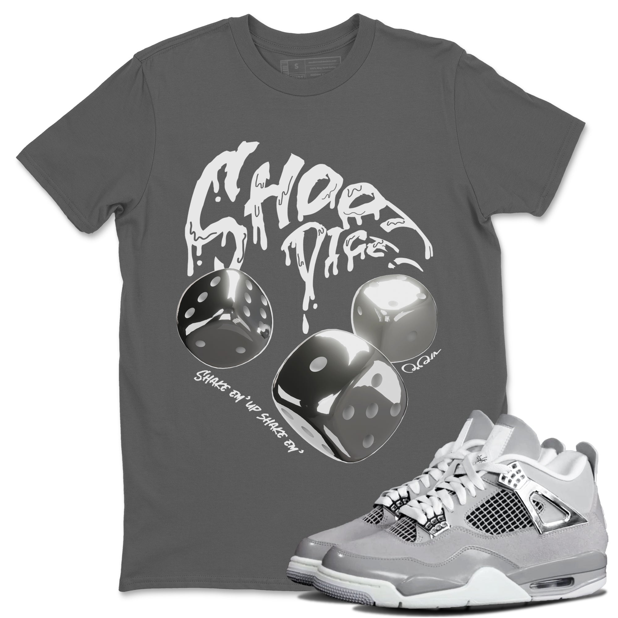 Shoot Dice snkmatch Tee - Air Jordan 4 Frozen Moments