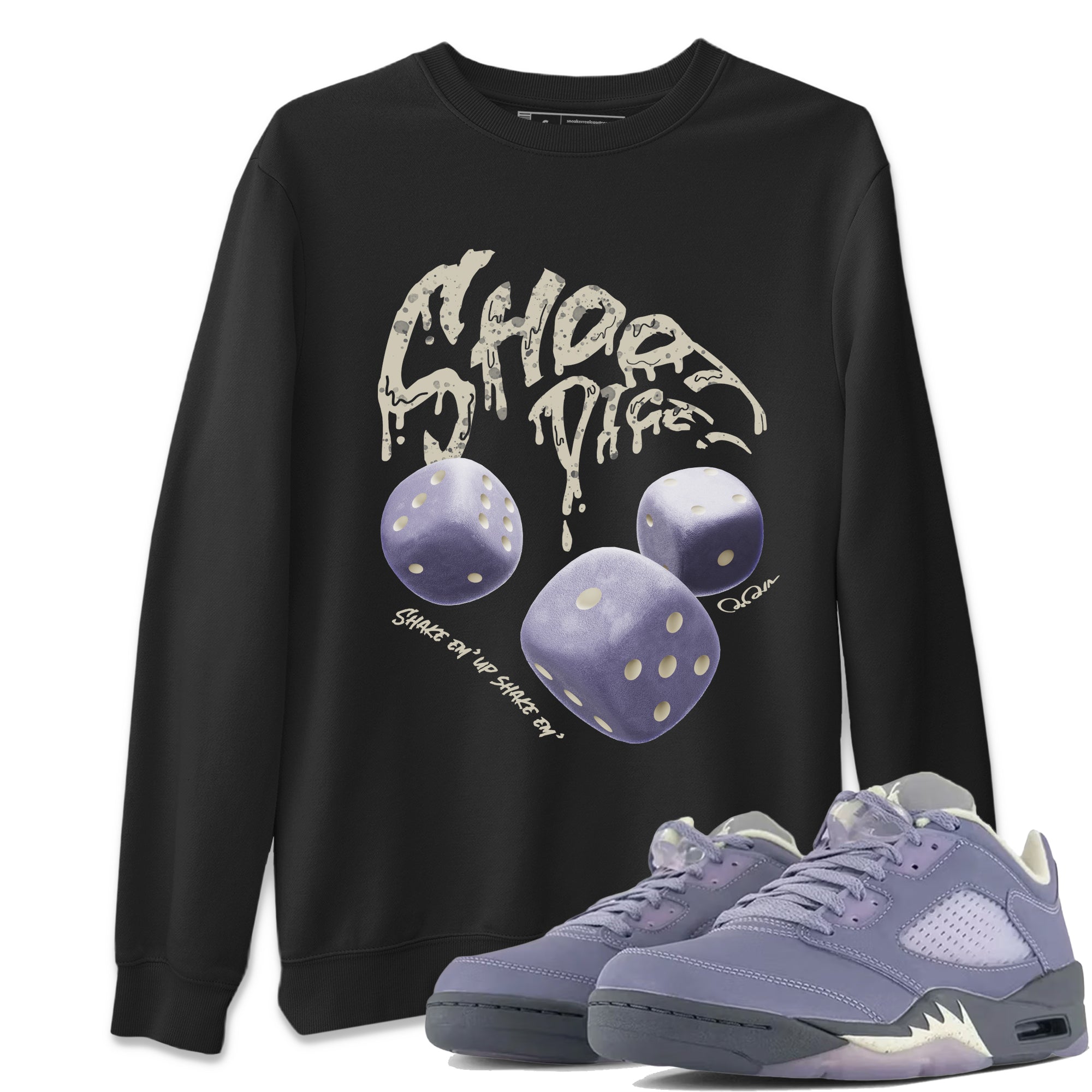 Shoot Dice Unisex Tops - Air Jordan 5 Indigo Haze