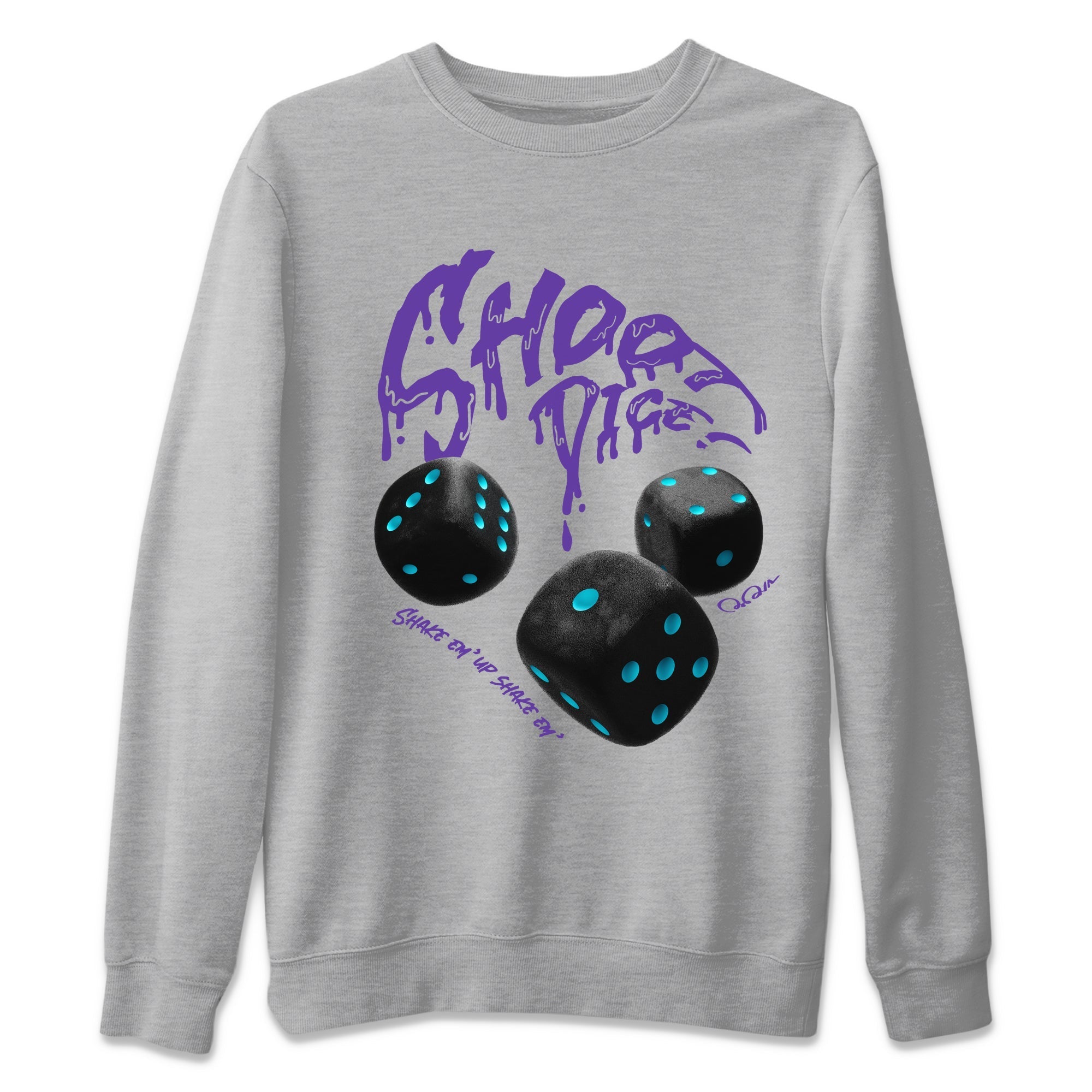 Shoot Dice Unisex Tops - Air Jordan 6 Aqua