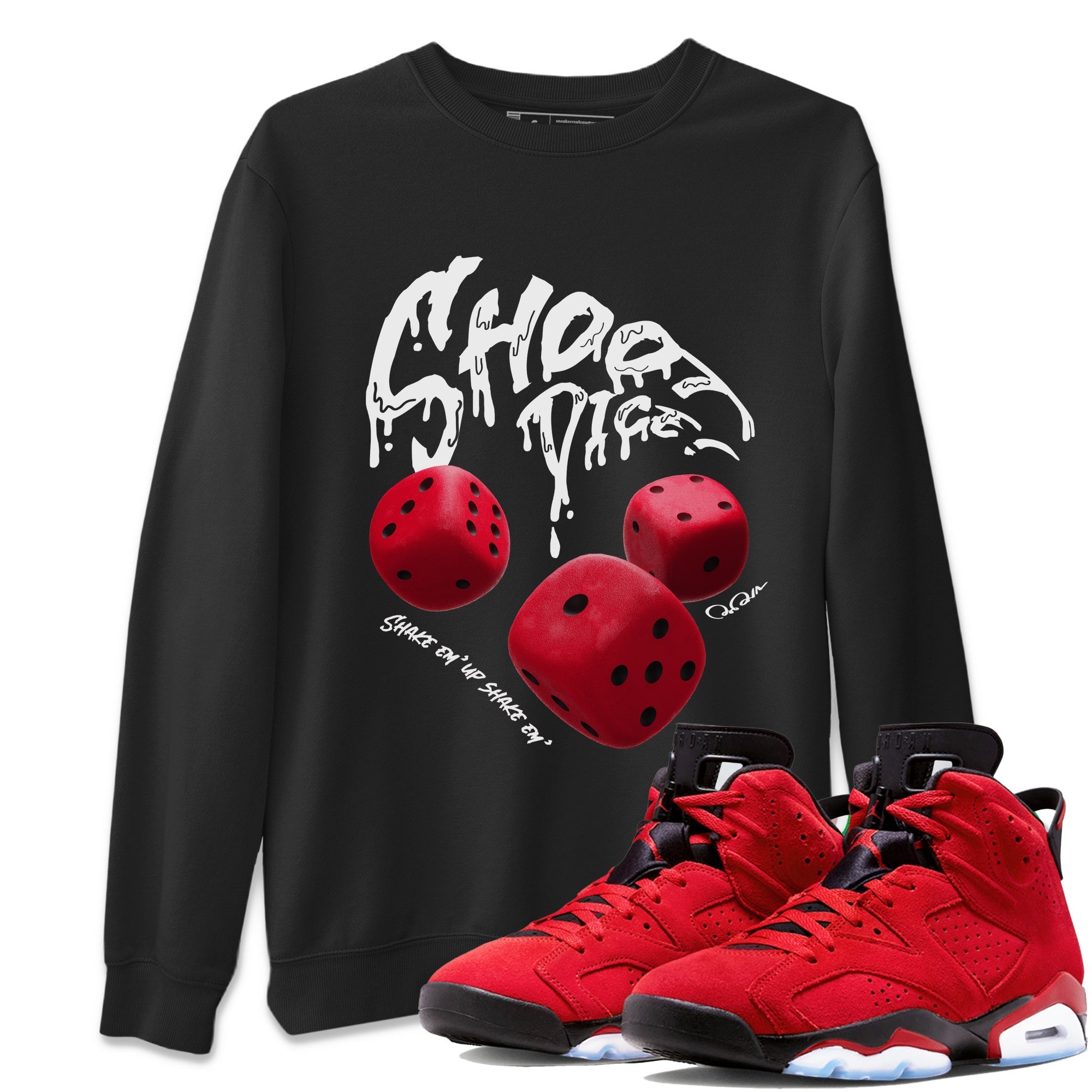Shoot Dice Unisex Tops - Air Jordan 6 Toro Bravo