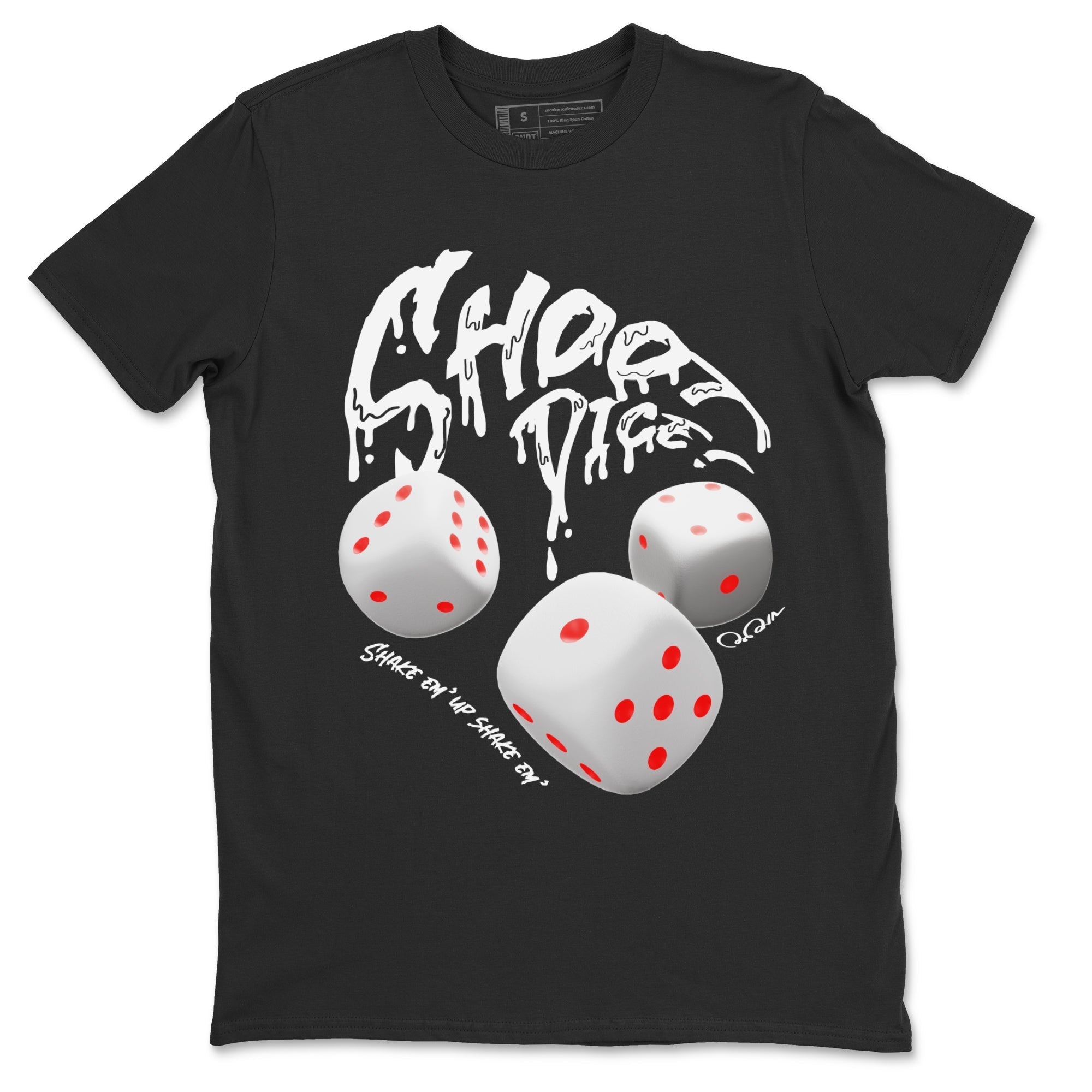 Shoot Dice Unisex Tops - Air Jordan 7 White Infrared