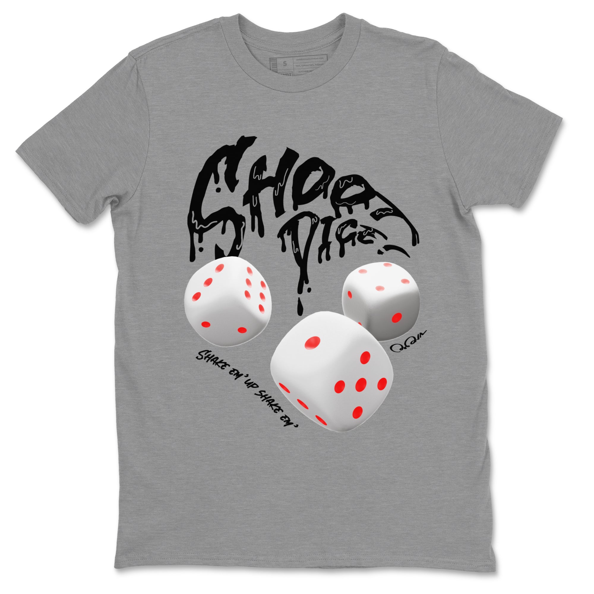 Shoot Dice Unisex Tops - Air Jordan 7 White Infrared