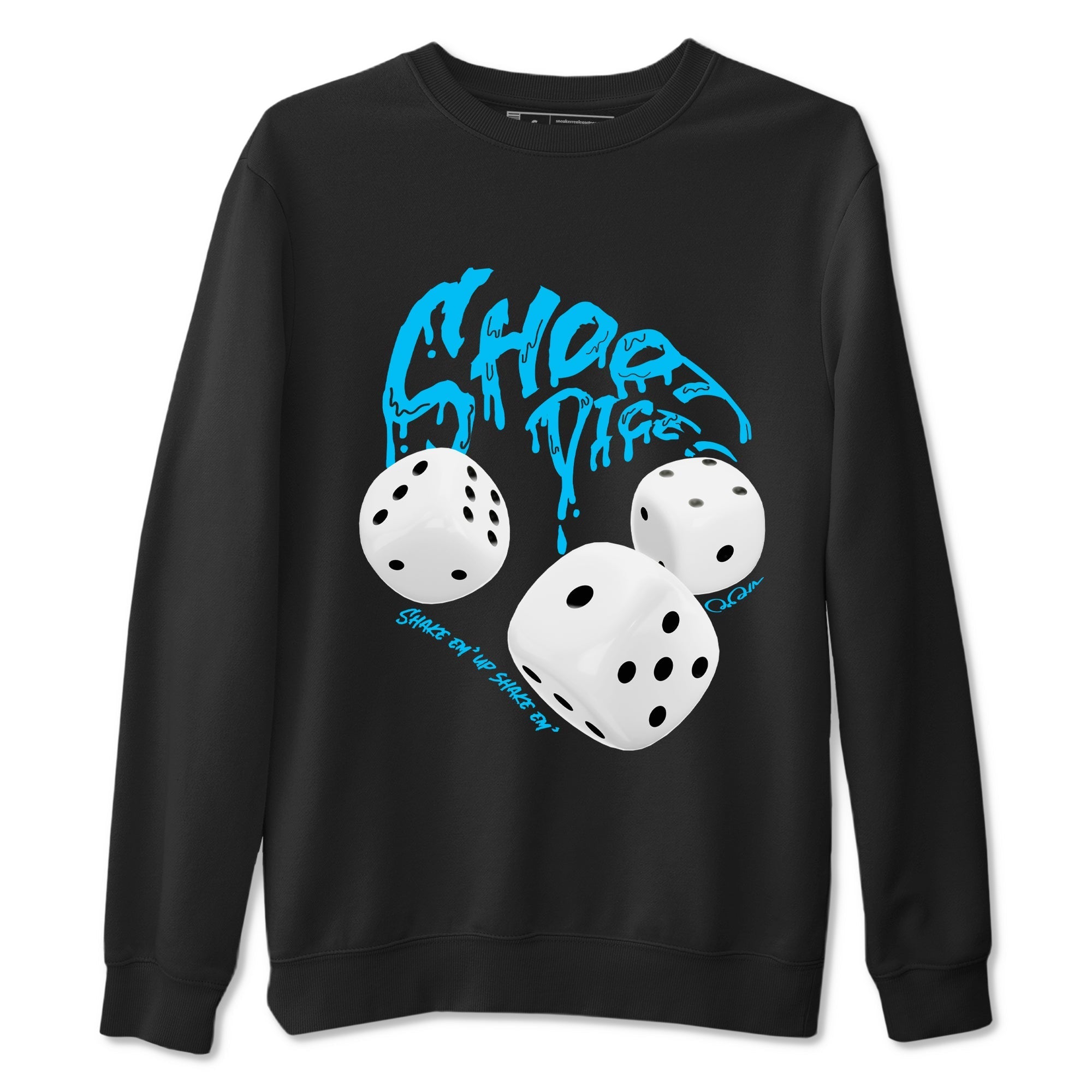 Shoot Dice snkmatch Tees - Air Jordan 9 Powder Blue