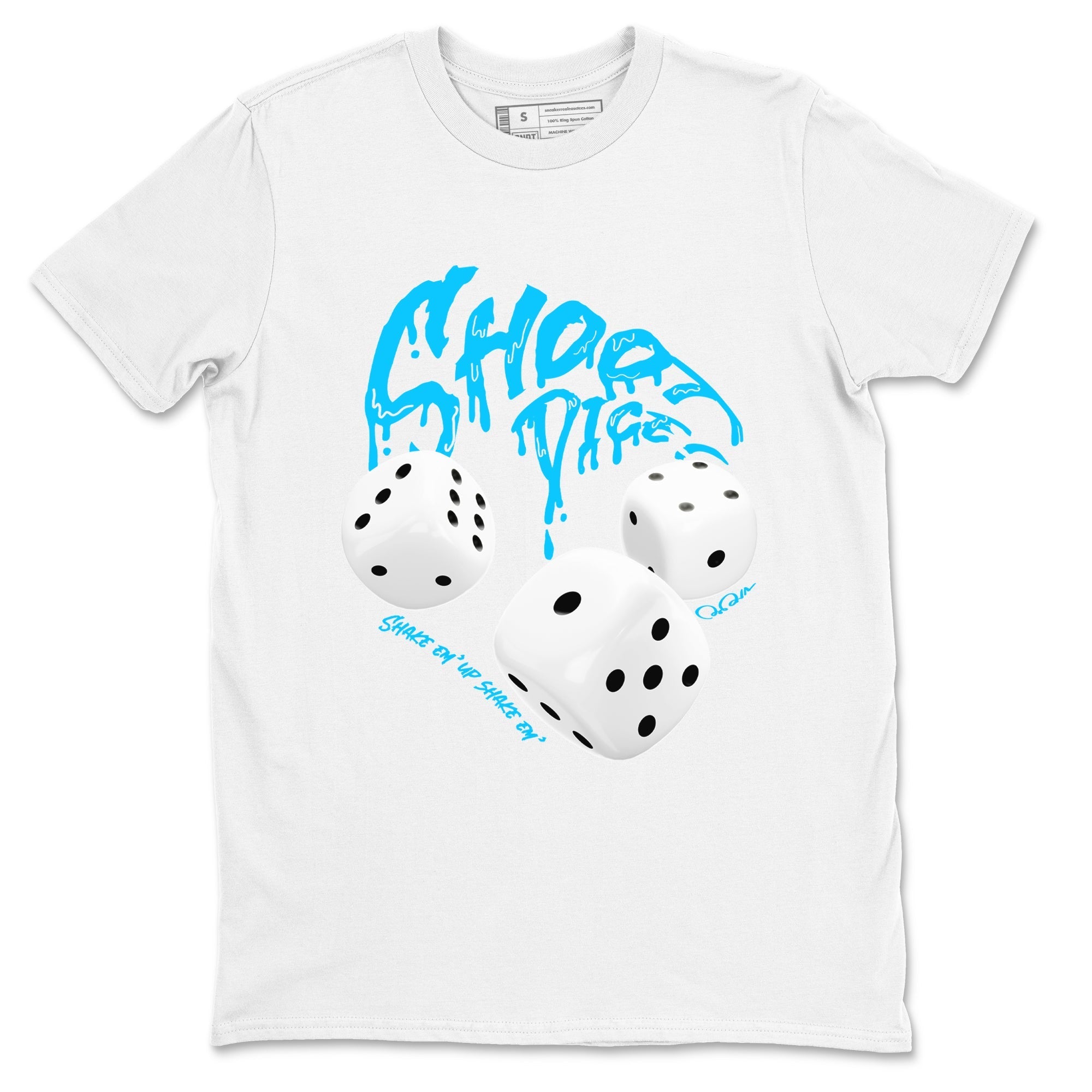 Shoot Dice snkmatch Tees - Air Jordan 9 Powder Blue
