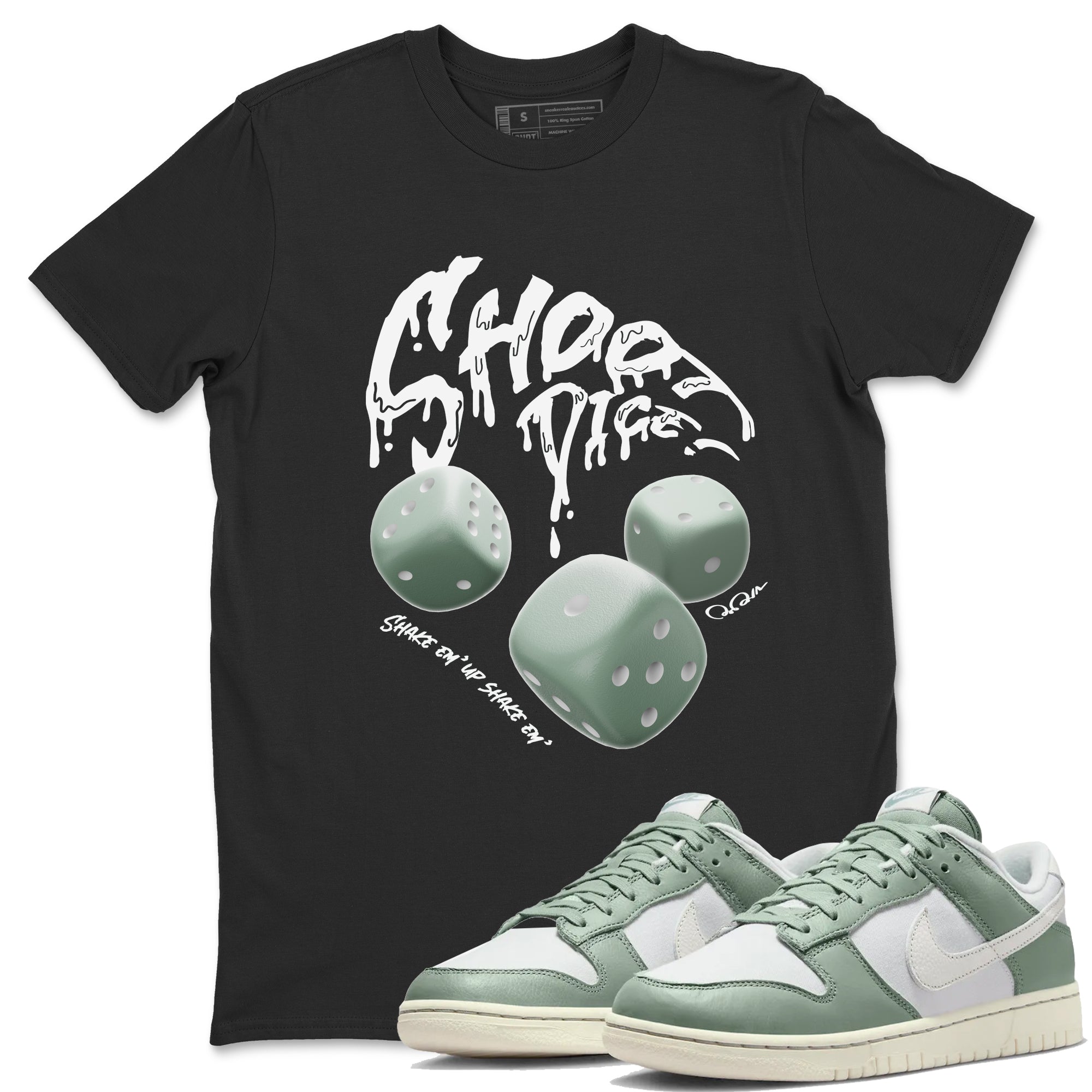 Shoot Dice Unisex Tops - Dunk Mica Green