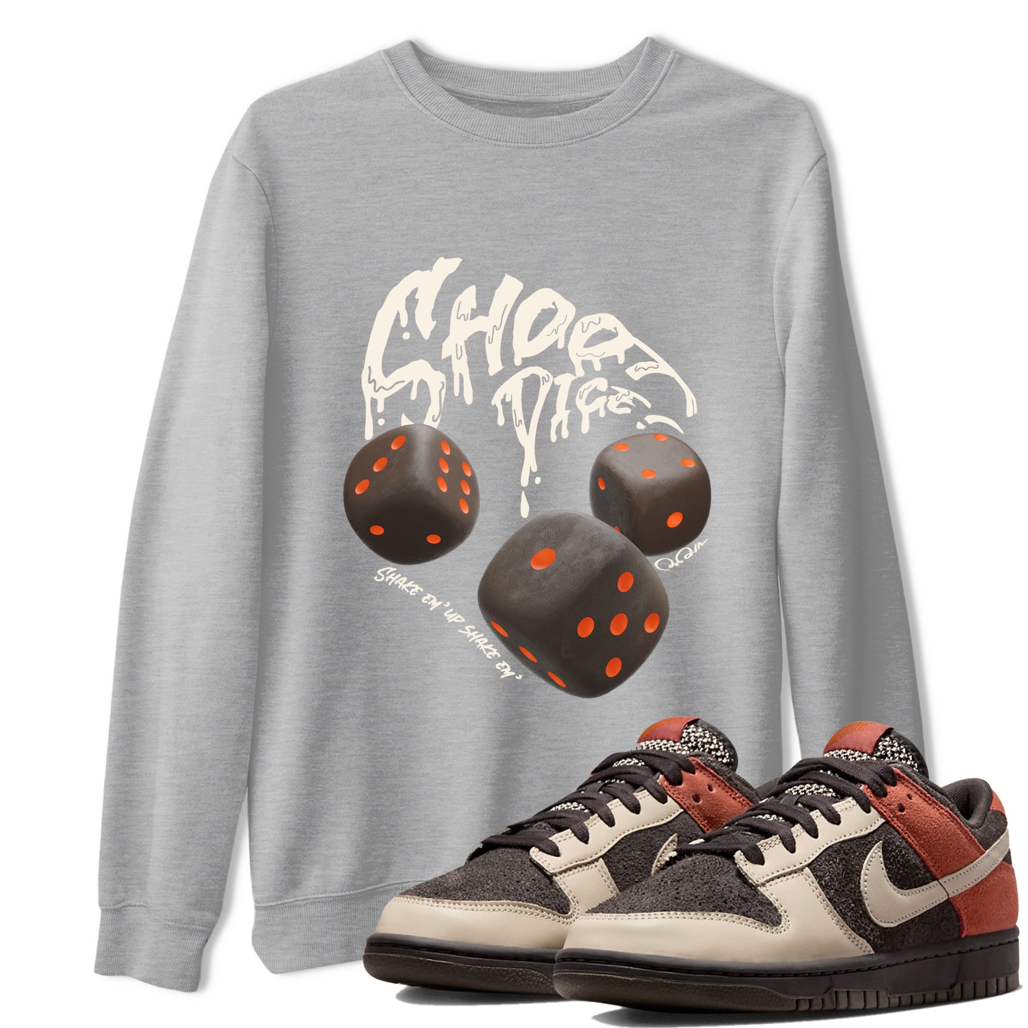 Shoot Dice snkmatch Tee - Dunk Red Panda
