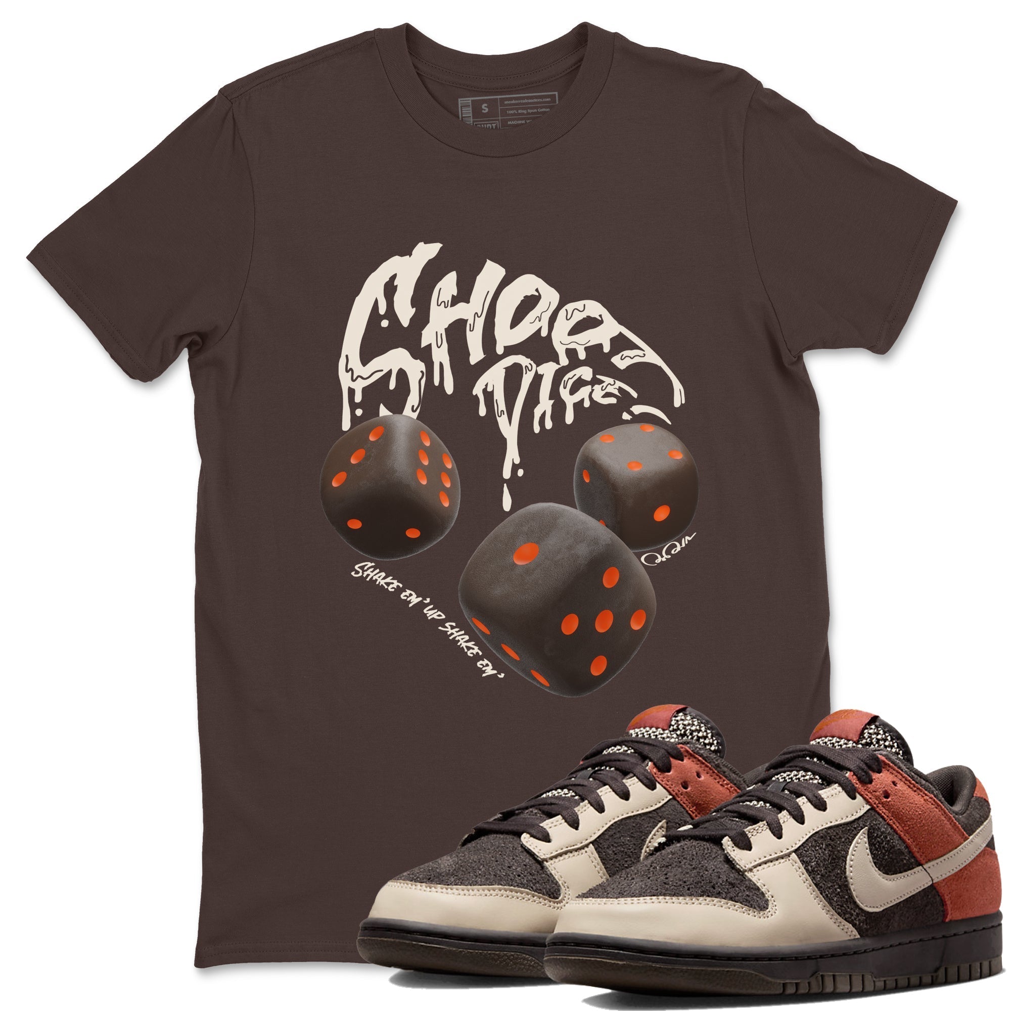 Shoot Dice snkmatch Tee - Dunk Red Panda