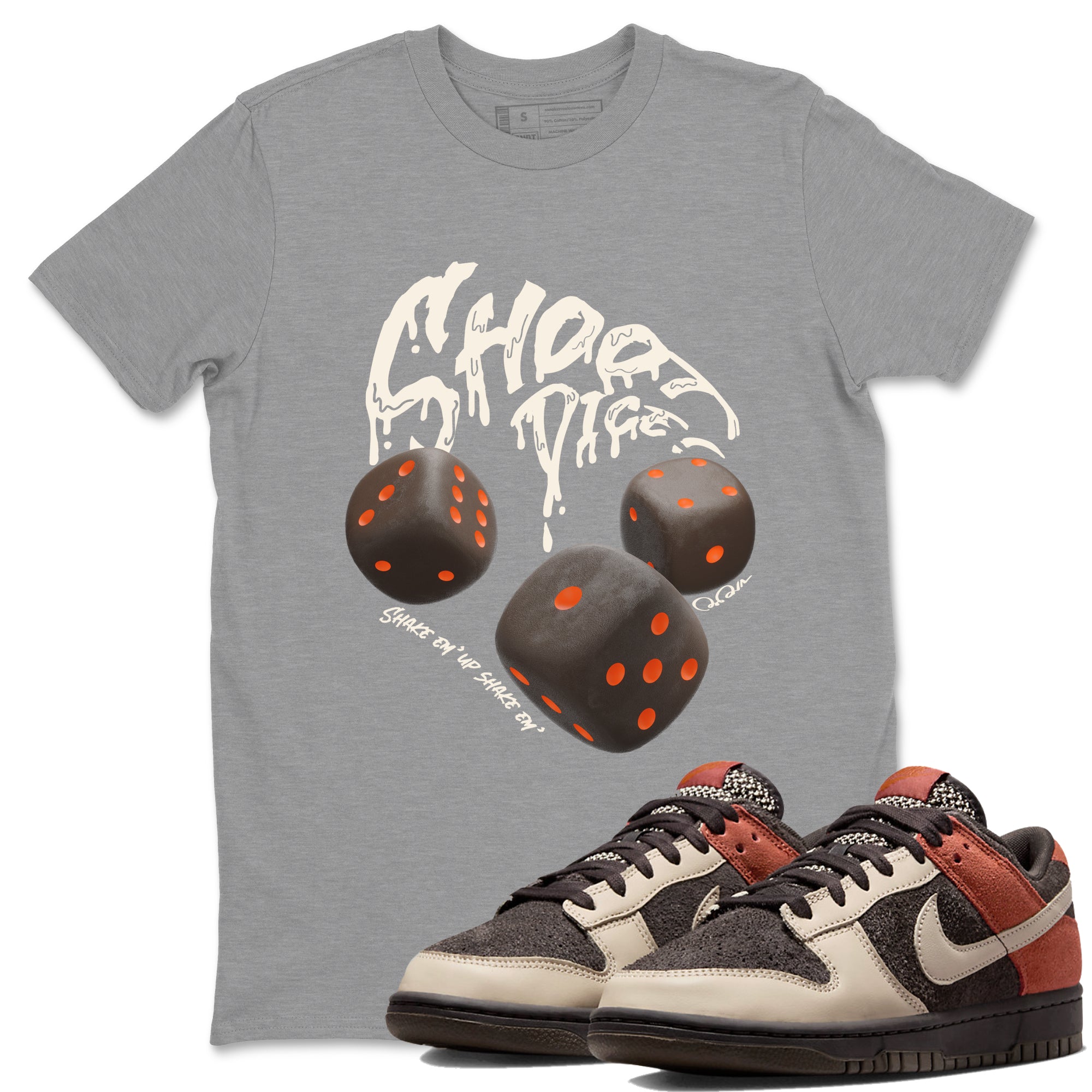 Shoot Dice snkmatch Tee - Dunk Red Panda
