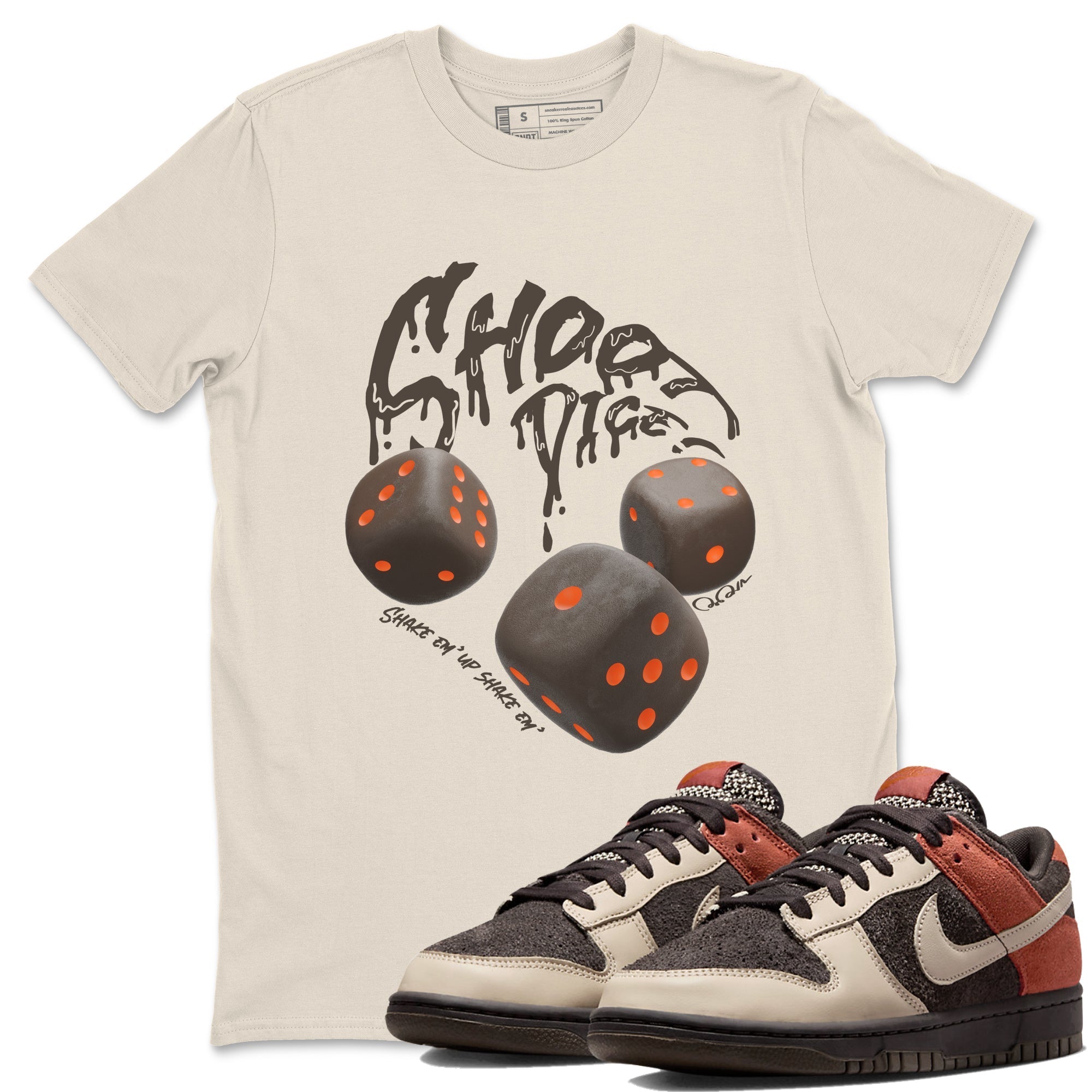 Shoot Dice snkmatch Tee - Dunk Red Panda
