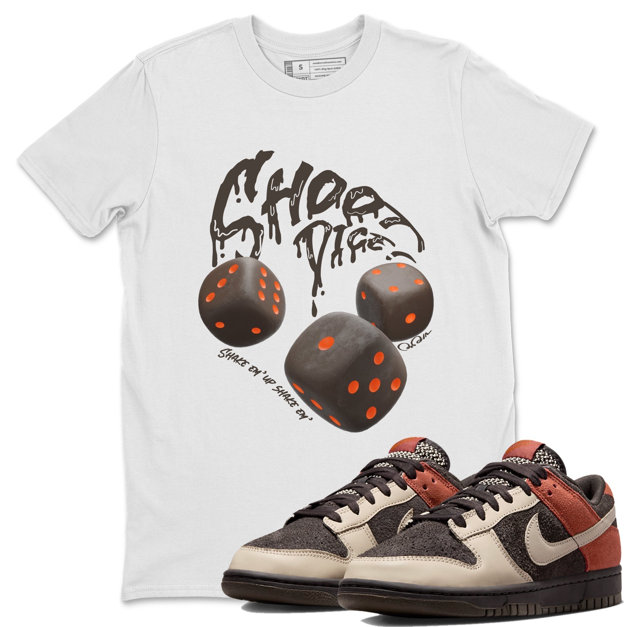 Shoot Dice snkmatch Tee - Dunk Red Panda