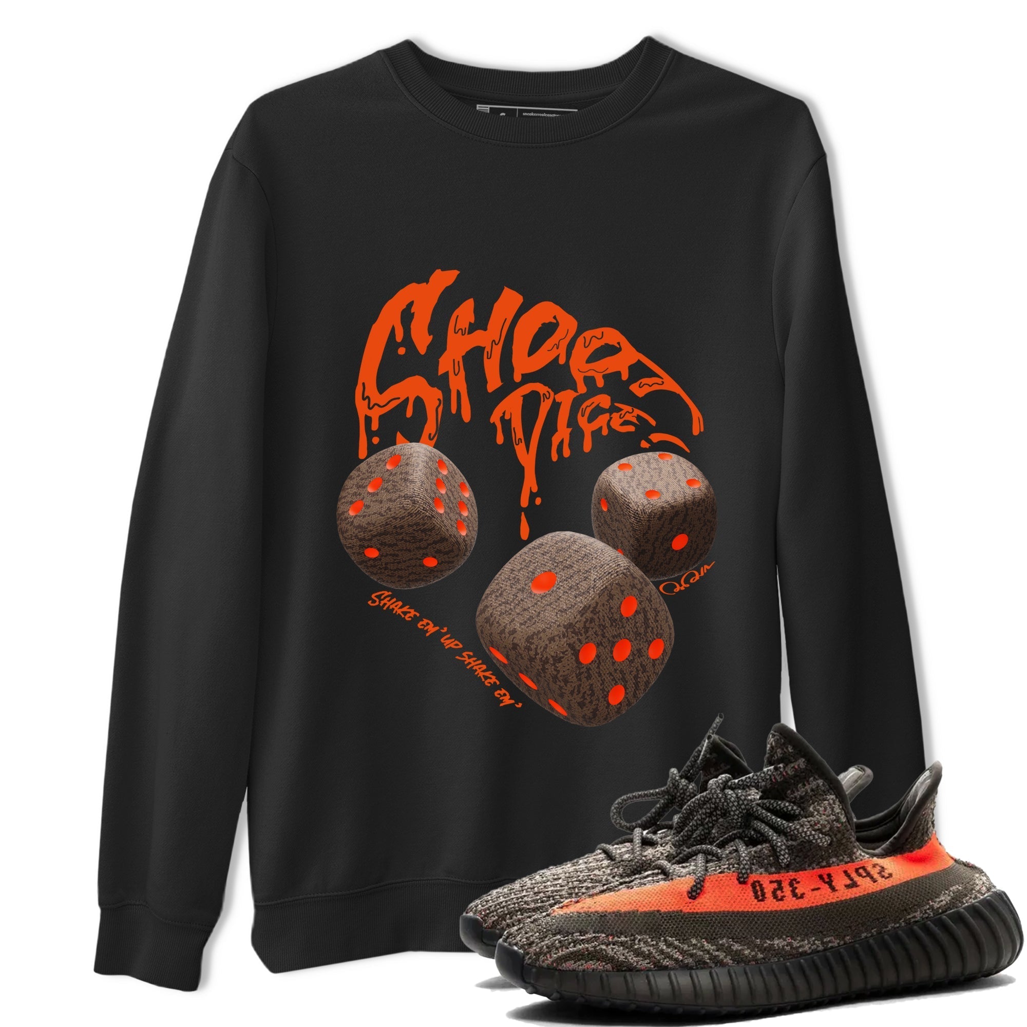 Shoot Dice snkmatch Tee - Yeezy 350 Carbon Beluga