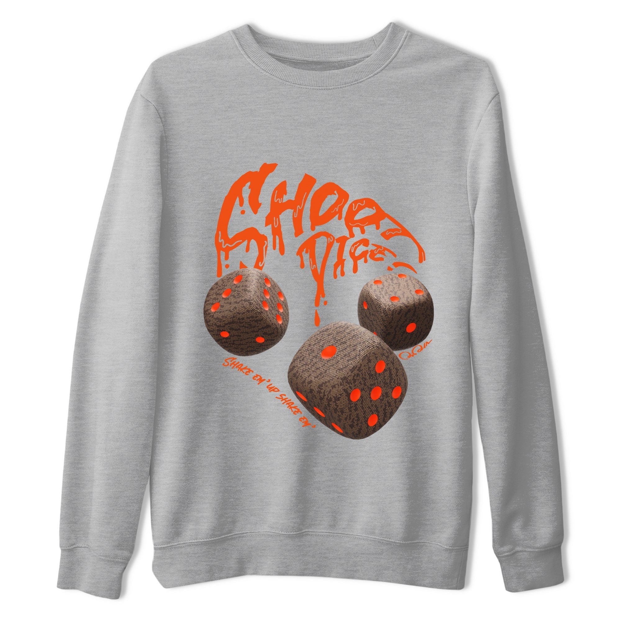 Shoot Dice snkmatch Tee - Yeezy 350 Carbon Beluga