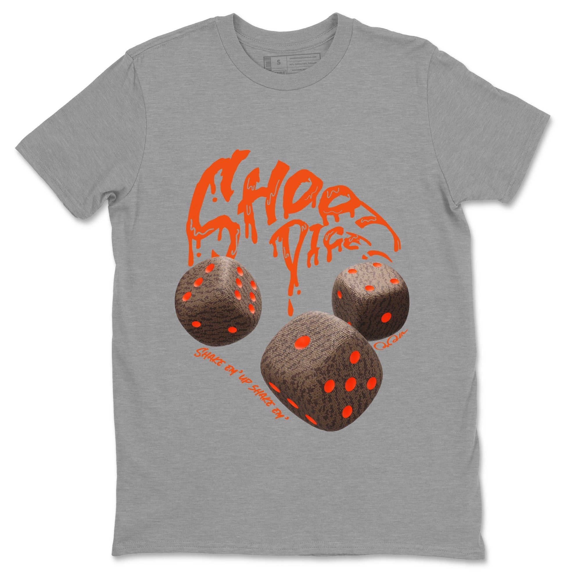 Shoot Dice snkmatch Tee - Yeezy 350 Carbon Beluga