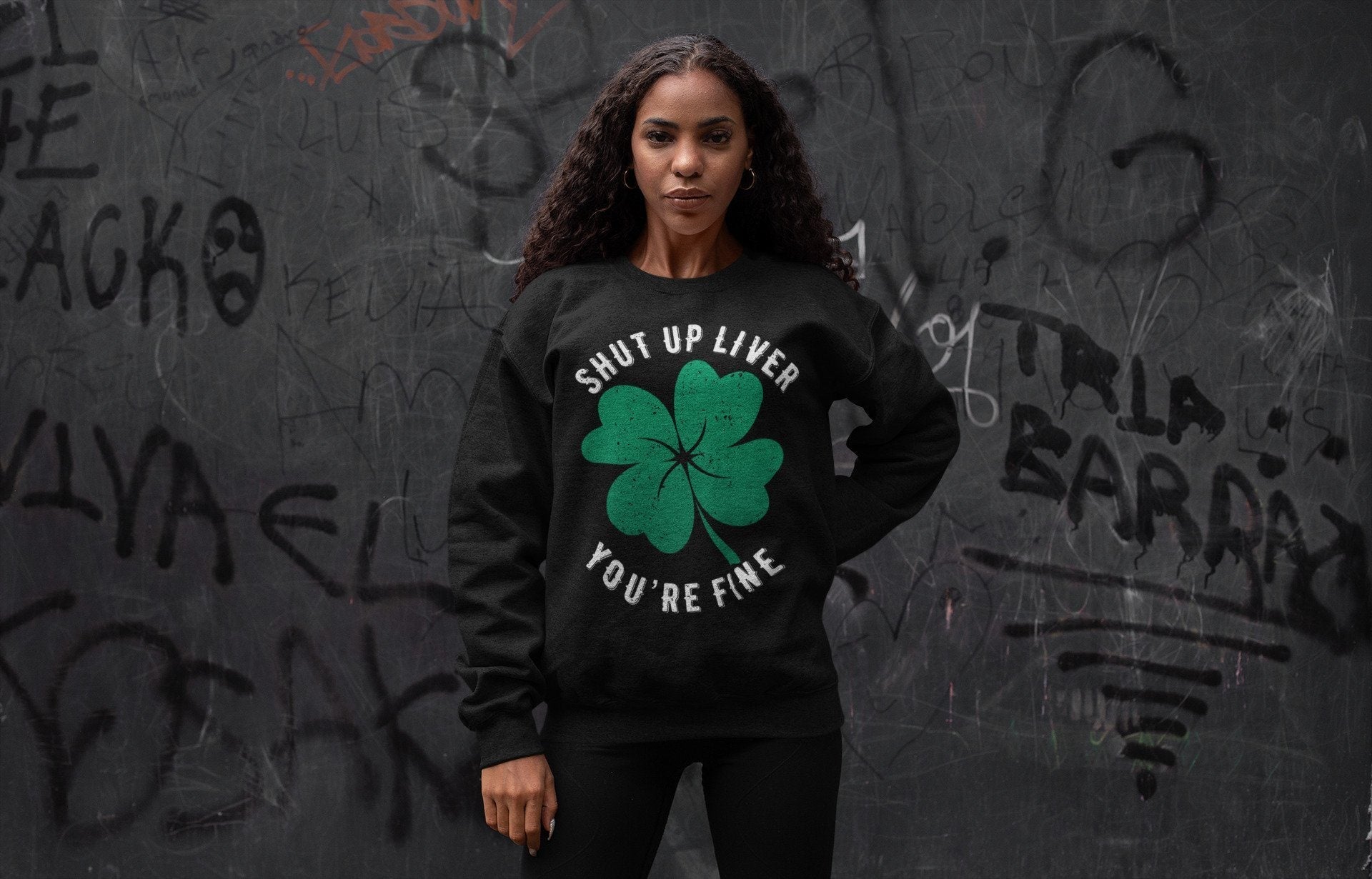 Shut Up Liver You're Fine Unisex Tops - Air Jordan 13 Lucky Green