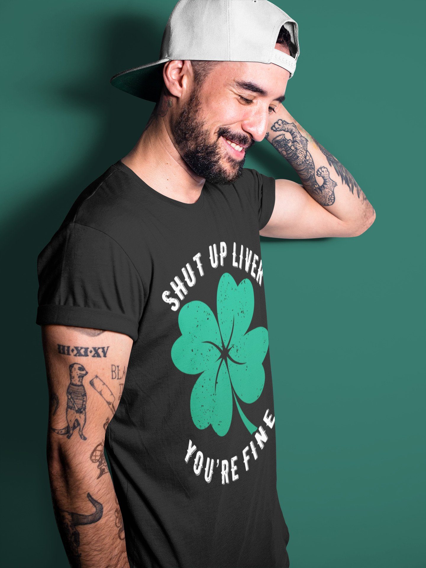 Shut Up Liver You're Fine Unisex Tops - Air Jordan 13 Lucky Green