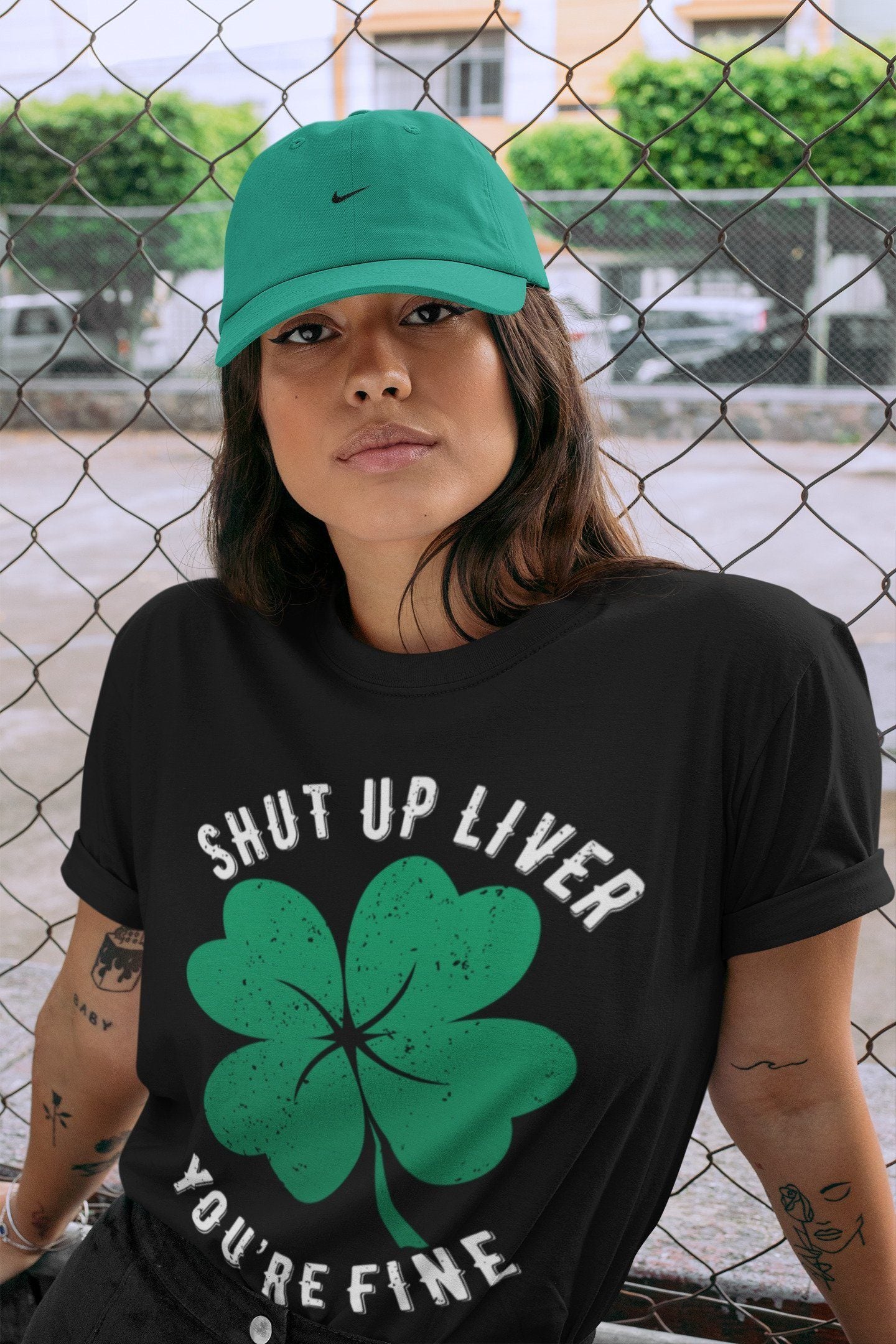 Shut Up Liver You're Fine Unisex Tops - Air Jordan 13 Lucky Green