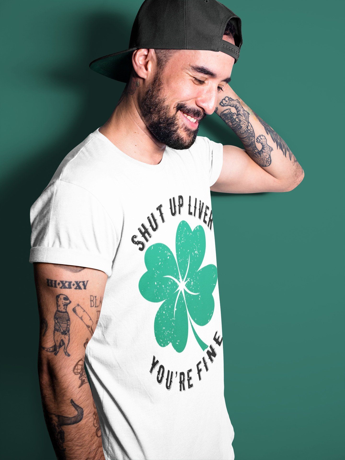 Shut Up Liver You're Fine Unisex Tops - Air Jordan 13 Lucky Green