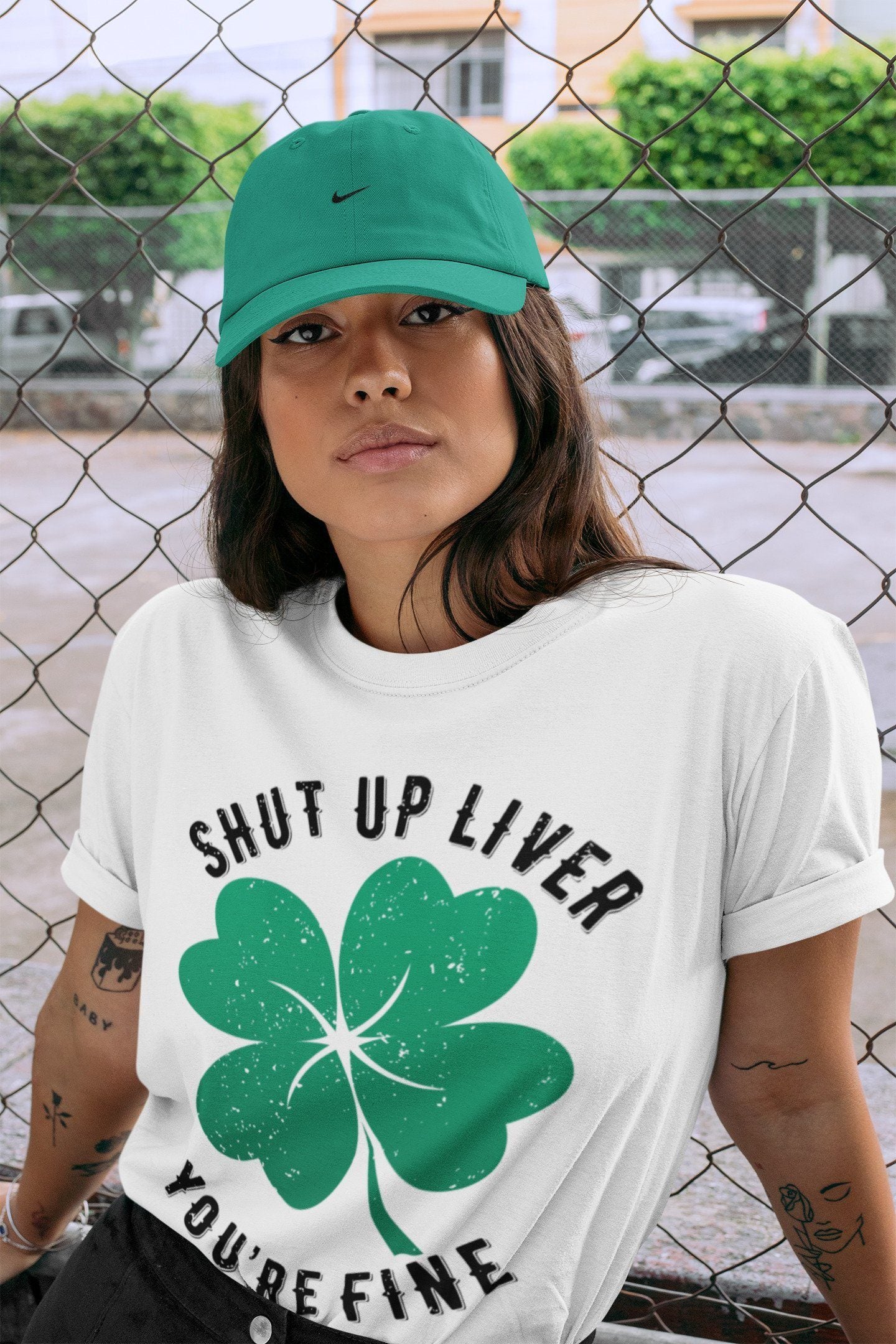 Shut Up Liver You're Fine Unisex Tops - Air Jordan 13 Lucky Green