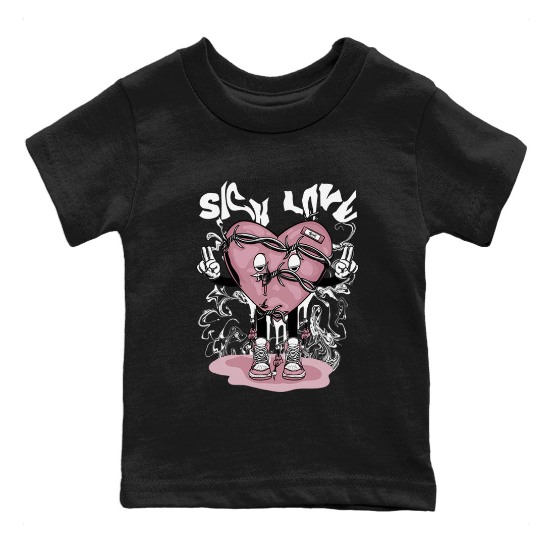 Sick Love snkmatch Tee Kids - Air Jordan 1 Mauve