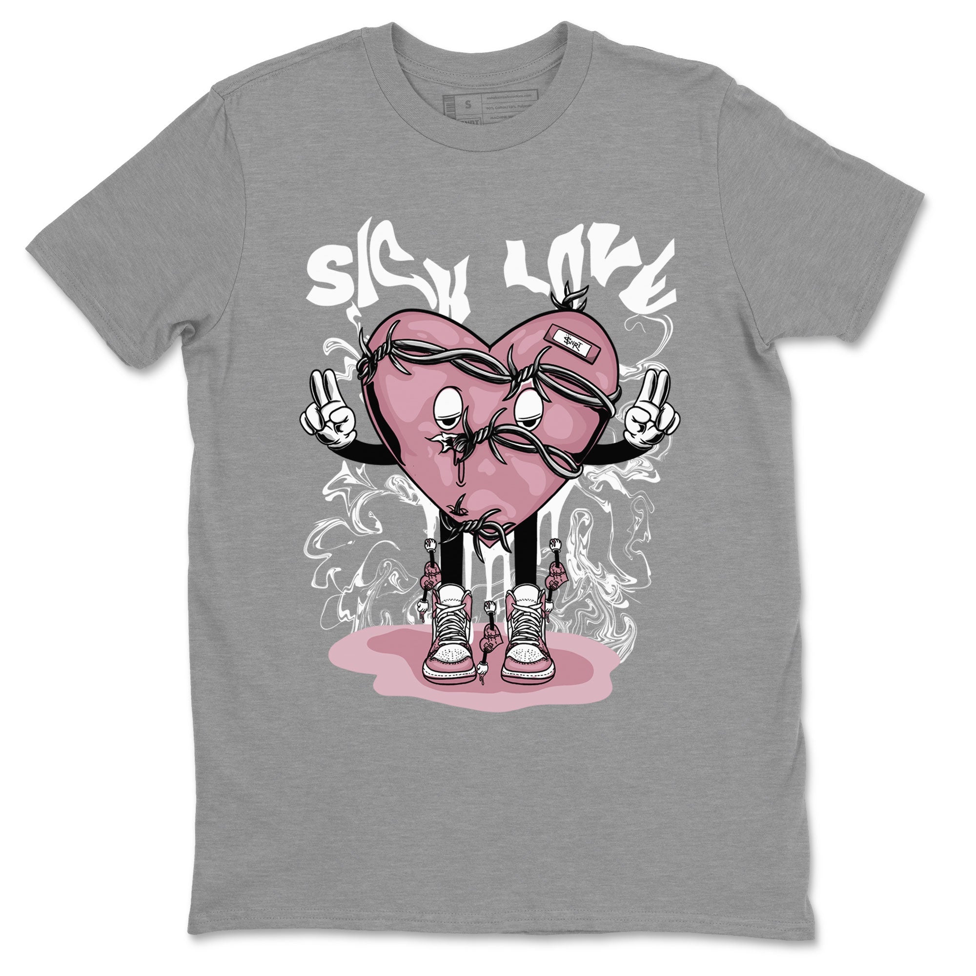 Sick Love snkmatch Tee - Air Jordan 1 Mauve