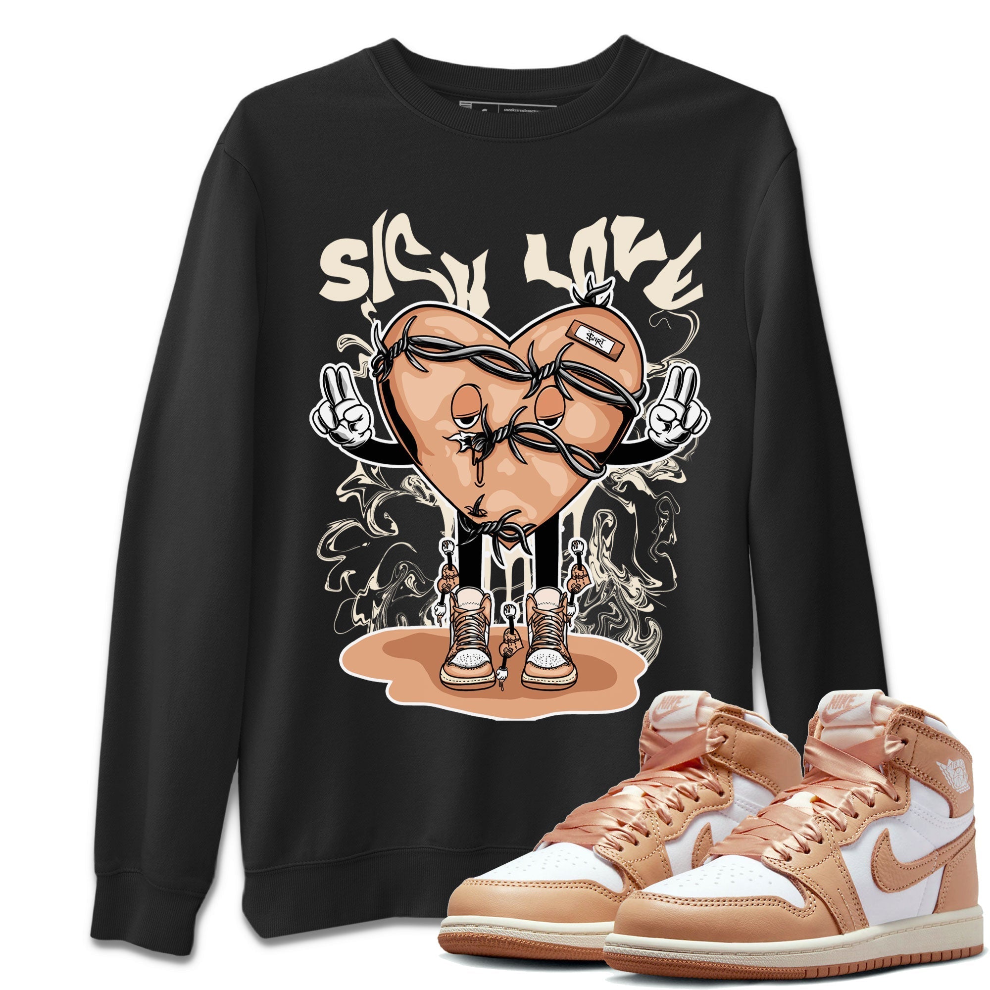 Sick Love snkmatch Tee - Air Jordan 1 Praline