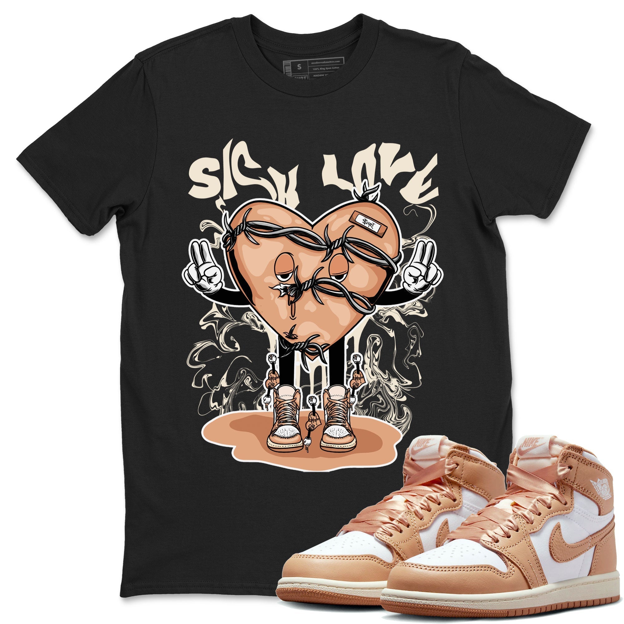 Sick Love snkmatch Tee - Air Jordan 1 Praline
