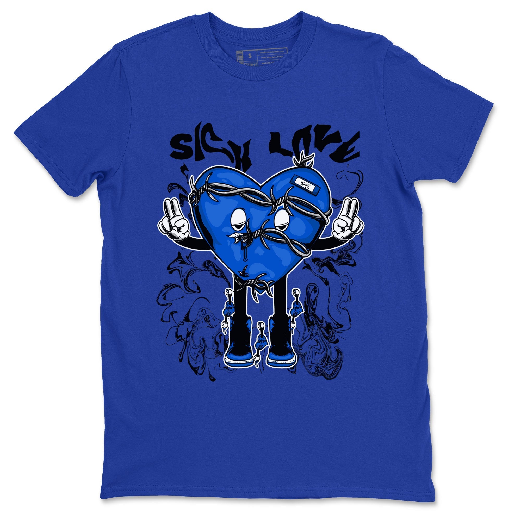 Sick Love snkmatch Tee - Air Jordan 1 Royal Reimagined