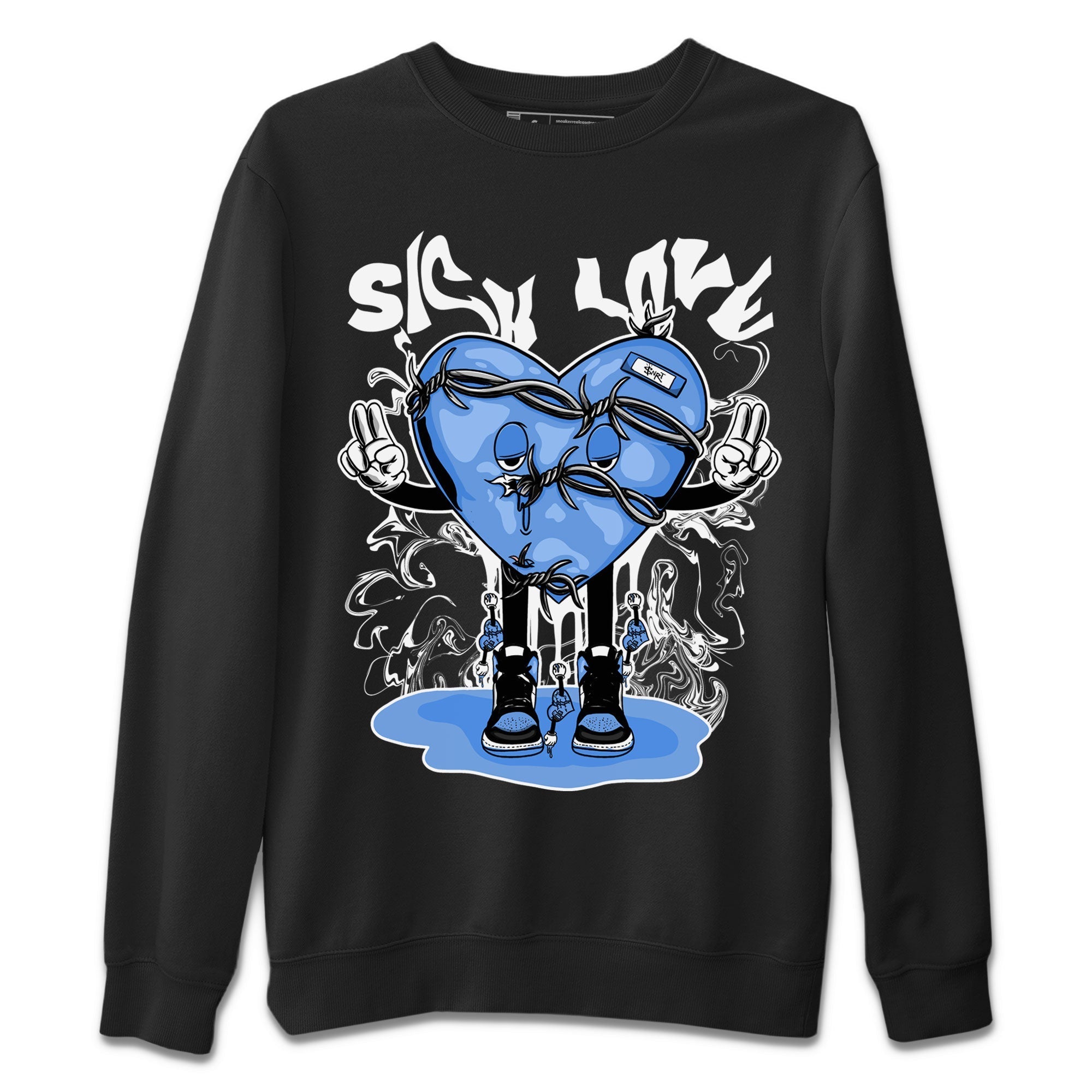 Sick Love snkmatch Tee - Air Jordan 1 UNC Toe