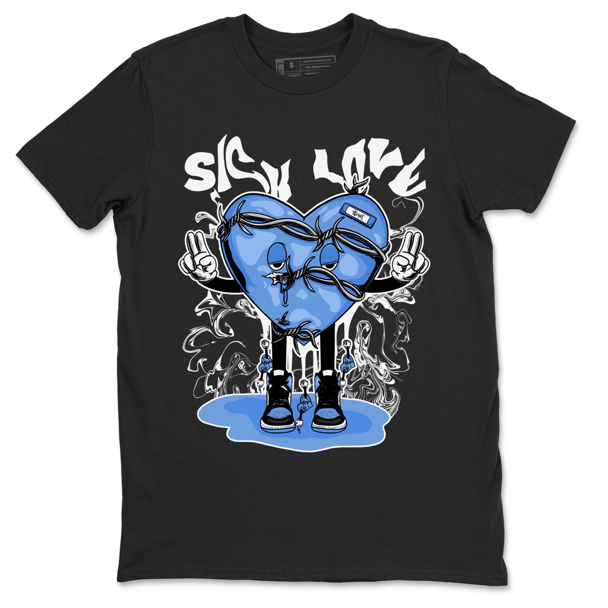 Sick Love snkmatch Tee - Air Jordan 1 UNC Toe