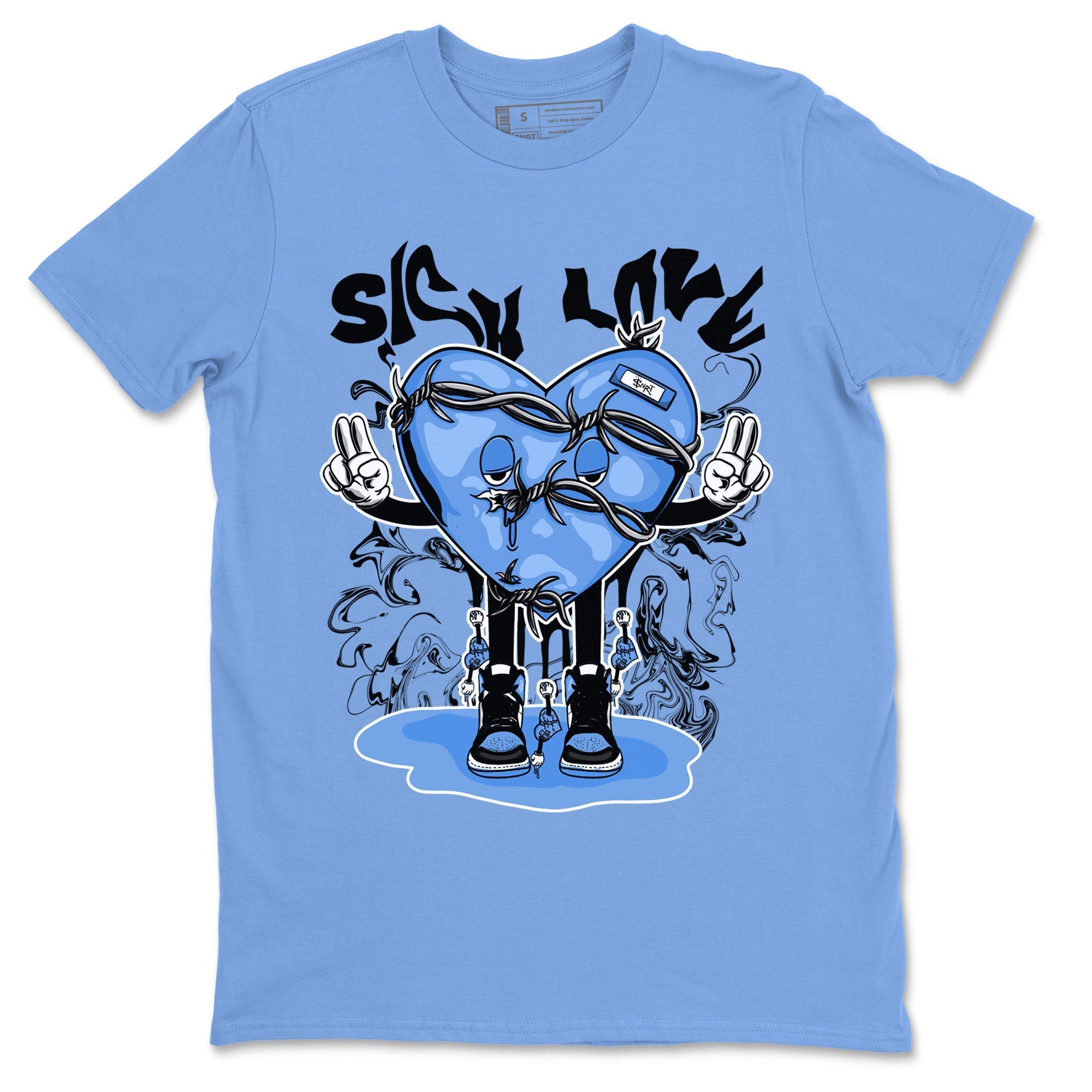 Sick Love snkmatch Tee - Air Jordan 1 UNC Toe