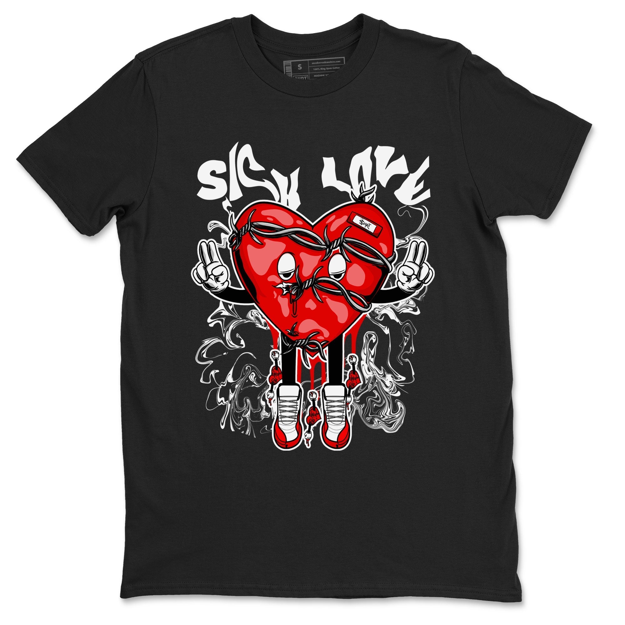 Sick Love snkmatch Tee - Air Jordan 12 Cherry