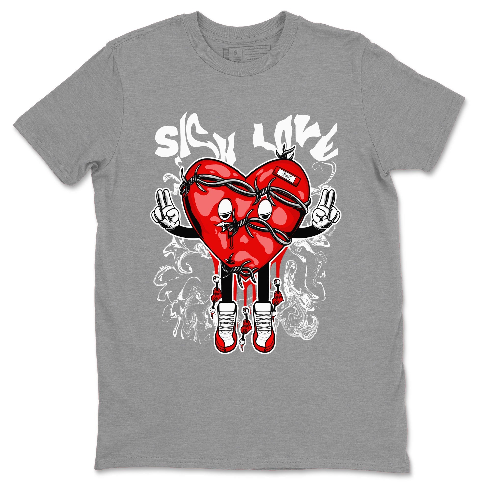 Sick Love snkmatch Tee - Air Jordan 12 Cherry